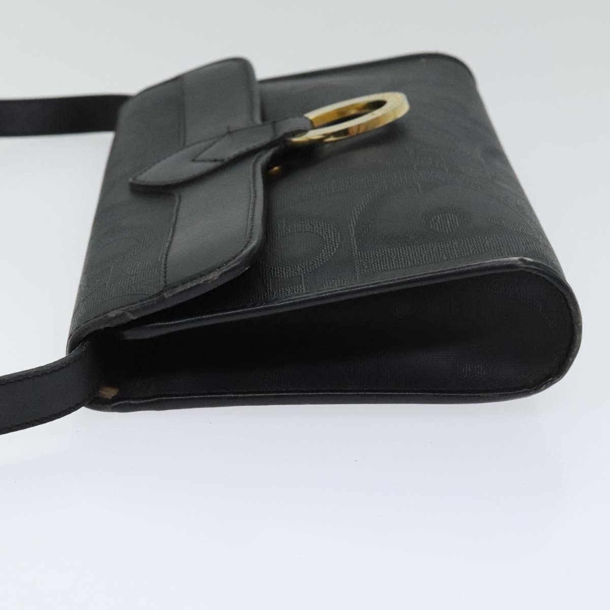 Dior Trotter Black Canvas Shoulder Bag (Pre-Owned) Size ONE SIZE - 4 Thumbnail