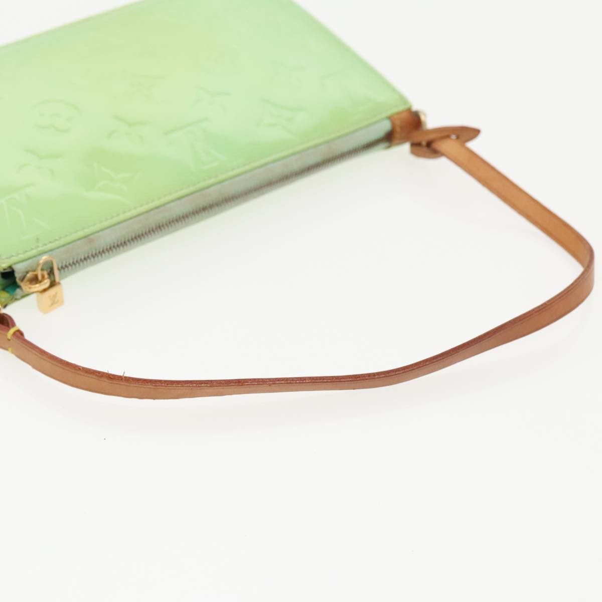 Louis Vuitton Lexington Green Patent Leather Clutch Bag (Pre-Owned) Size ONE SIZE - 5 Thumbnail