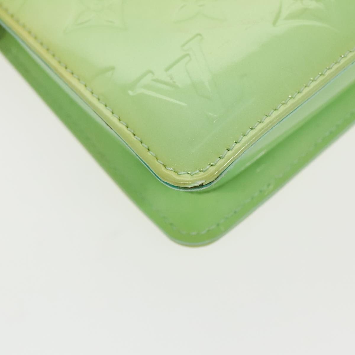 Louis Vuitton Lexington Green Patent Leather Clutch Bag (Pre-Owned) Size ONE SIZE - 10 Thumbnail
