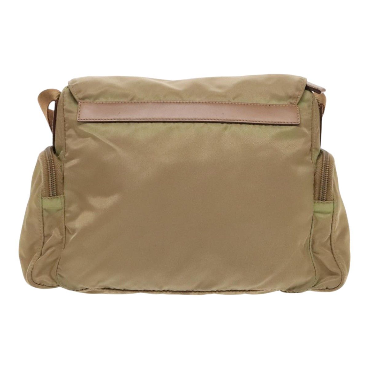 Prada Tessuto Khaki Canvas Shoulder Bag (Pre-Owned) Size ONE SIZE - 2 Thumbnail