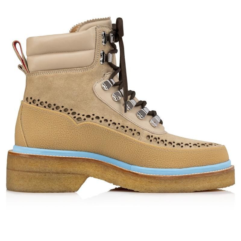 Christian Louboutin Wassengrat Ankle Boots in beige Size US 6 / EU 39 - 4 Thumbnail