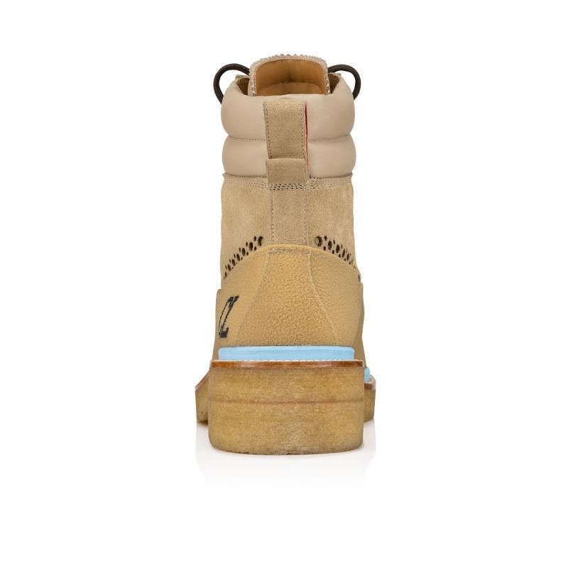 Christian Louboutin Wassengrat Ankle Boots in beige Size US 10 / EU 43 - 3 Thumbnail