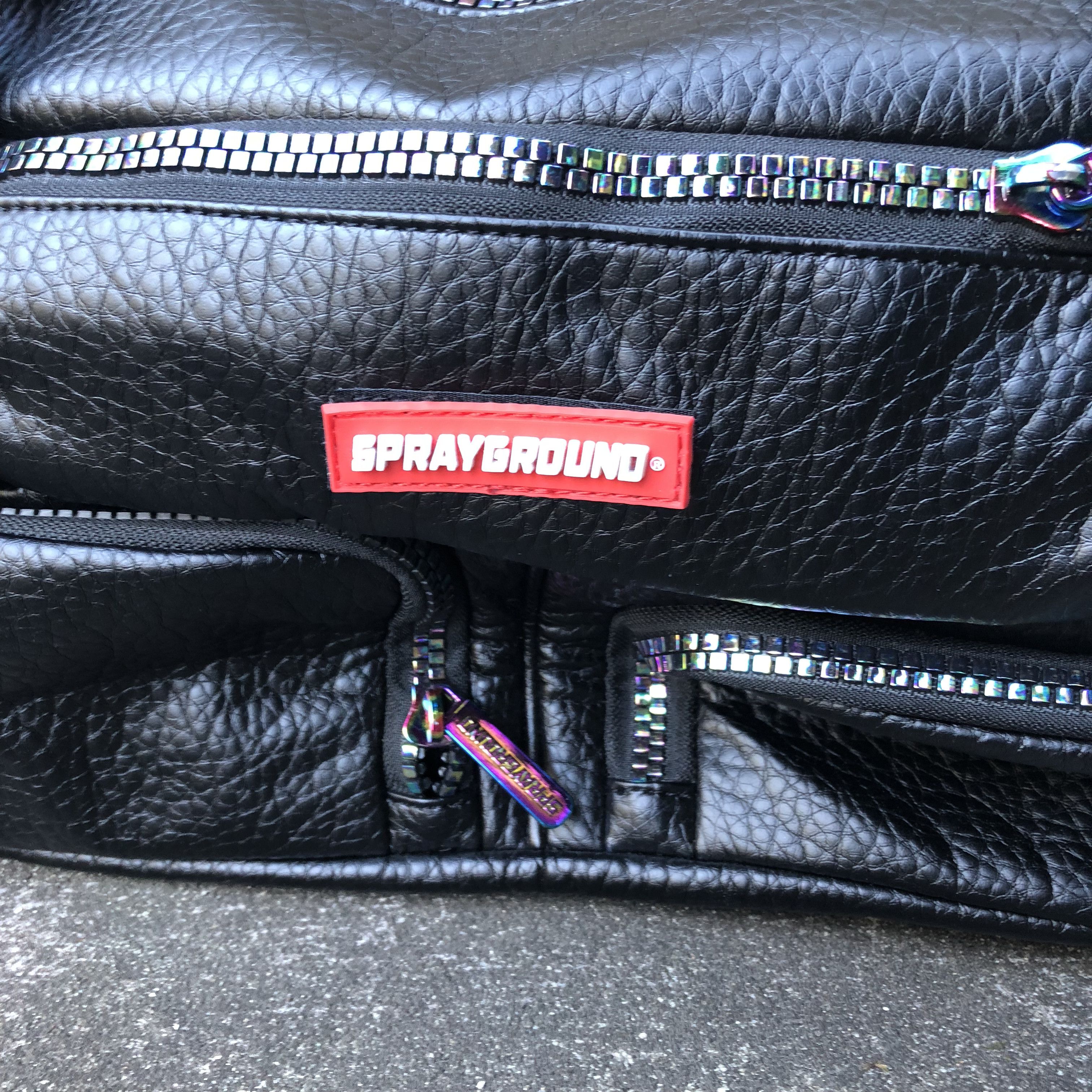 Sprayground Rare Sample Sprayground Leather Sneaker Duffel Size ONE SIZE - 2 Preview