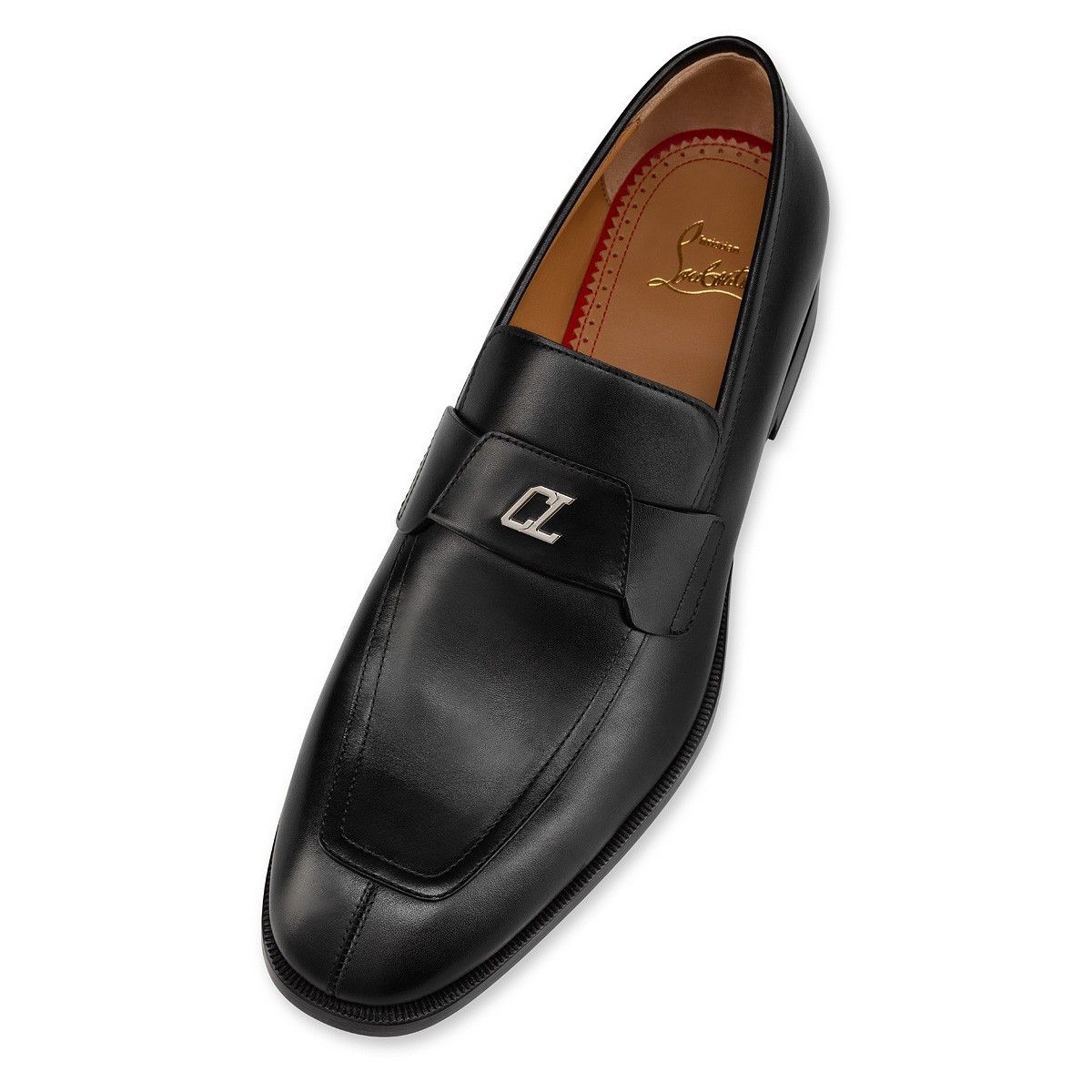 Christian Louboutin Varsimoc Flat Calf Leather in black Size US 7 / EU 40 - 3 Thumbnail
