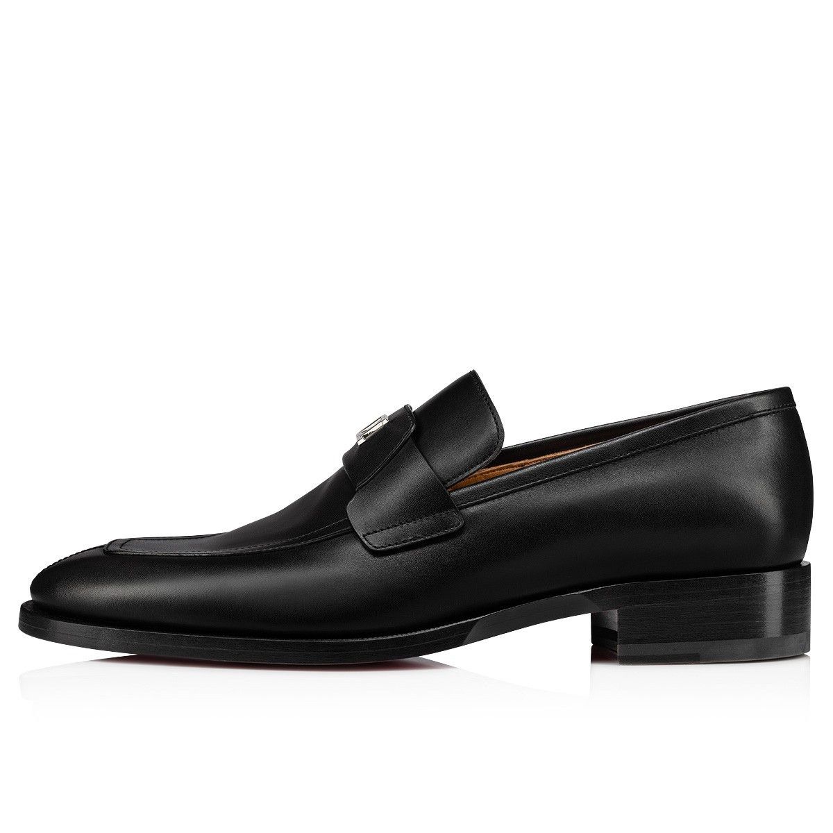 Christian Louboutin Varsimoc Flat Calf Leather in black Size US 7 / EU 40 - 2 Thumbnail