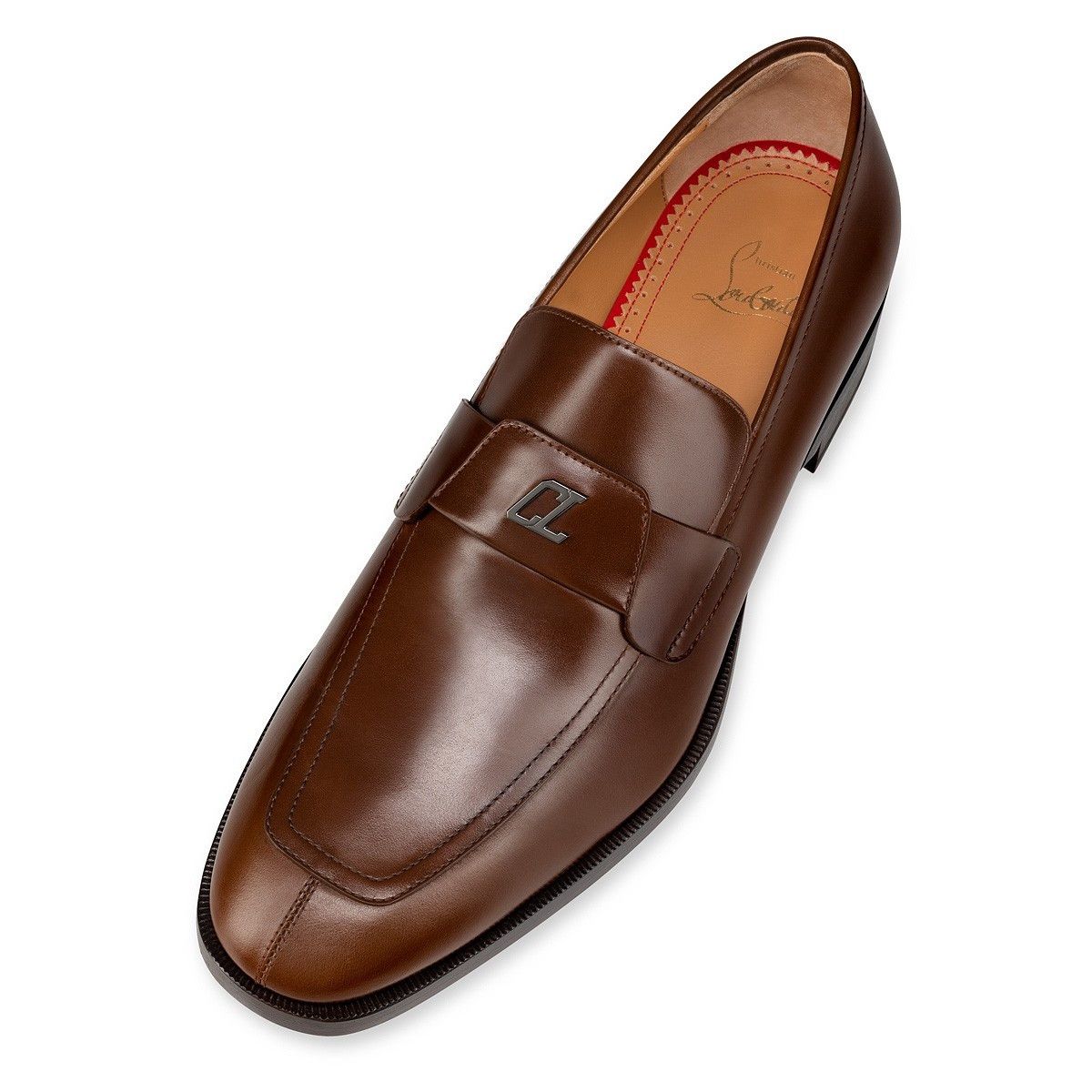 Christian Louboutin Varsimoc Flat Calf Leather in brown Size US 13 / EU 46 - 3 Thumbnail