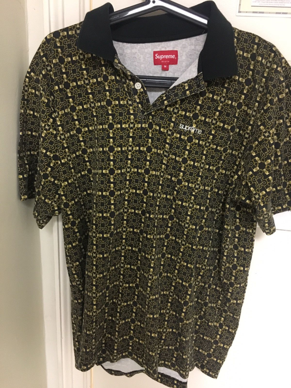 supreme bridle print polo