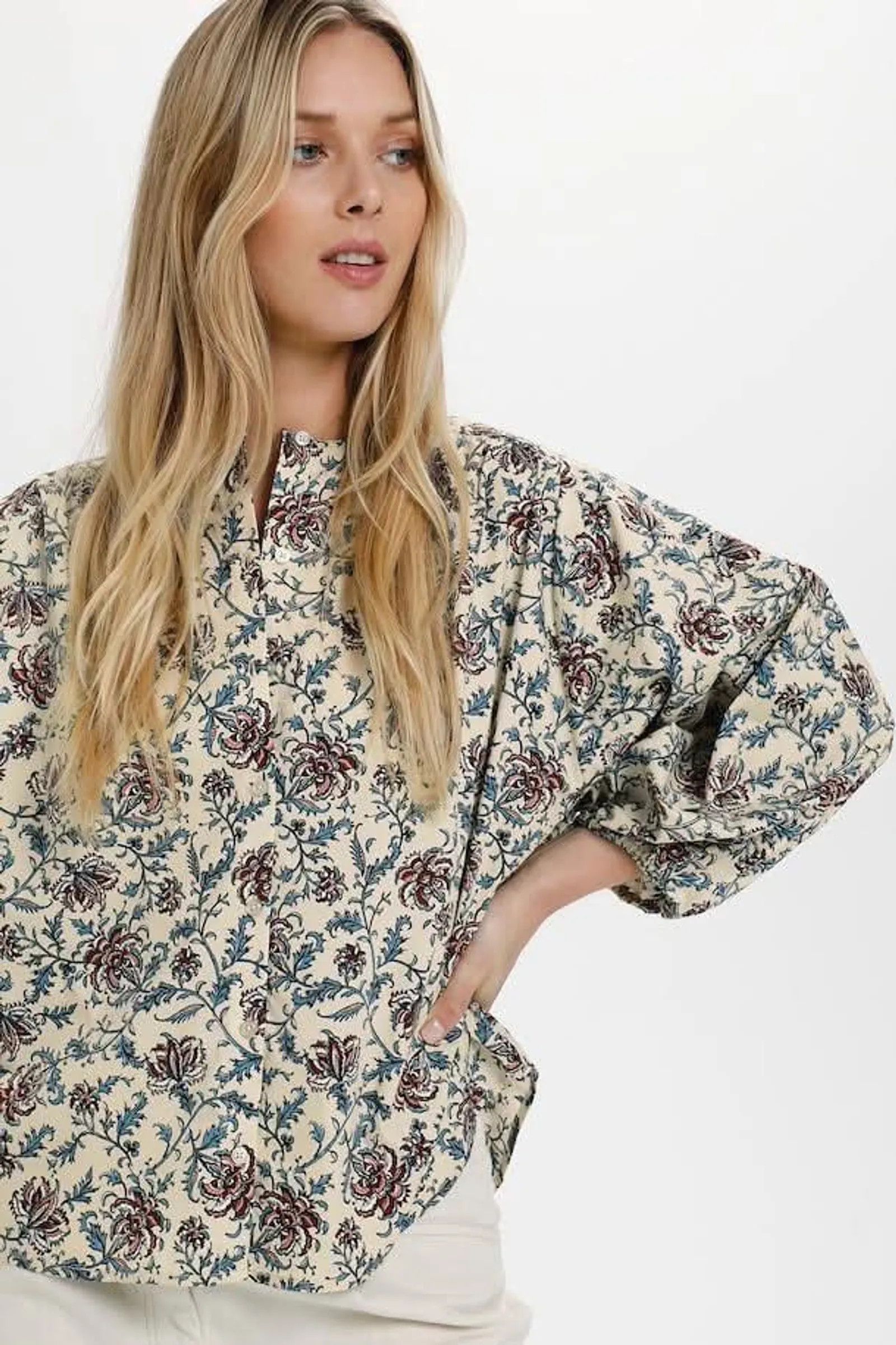 Other Soaked In Luxury Gracy blus Blouse Size L / US 10 / IT 46 - 4 Thumbnail