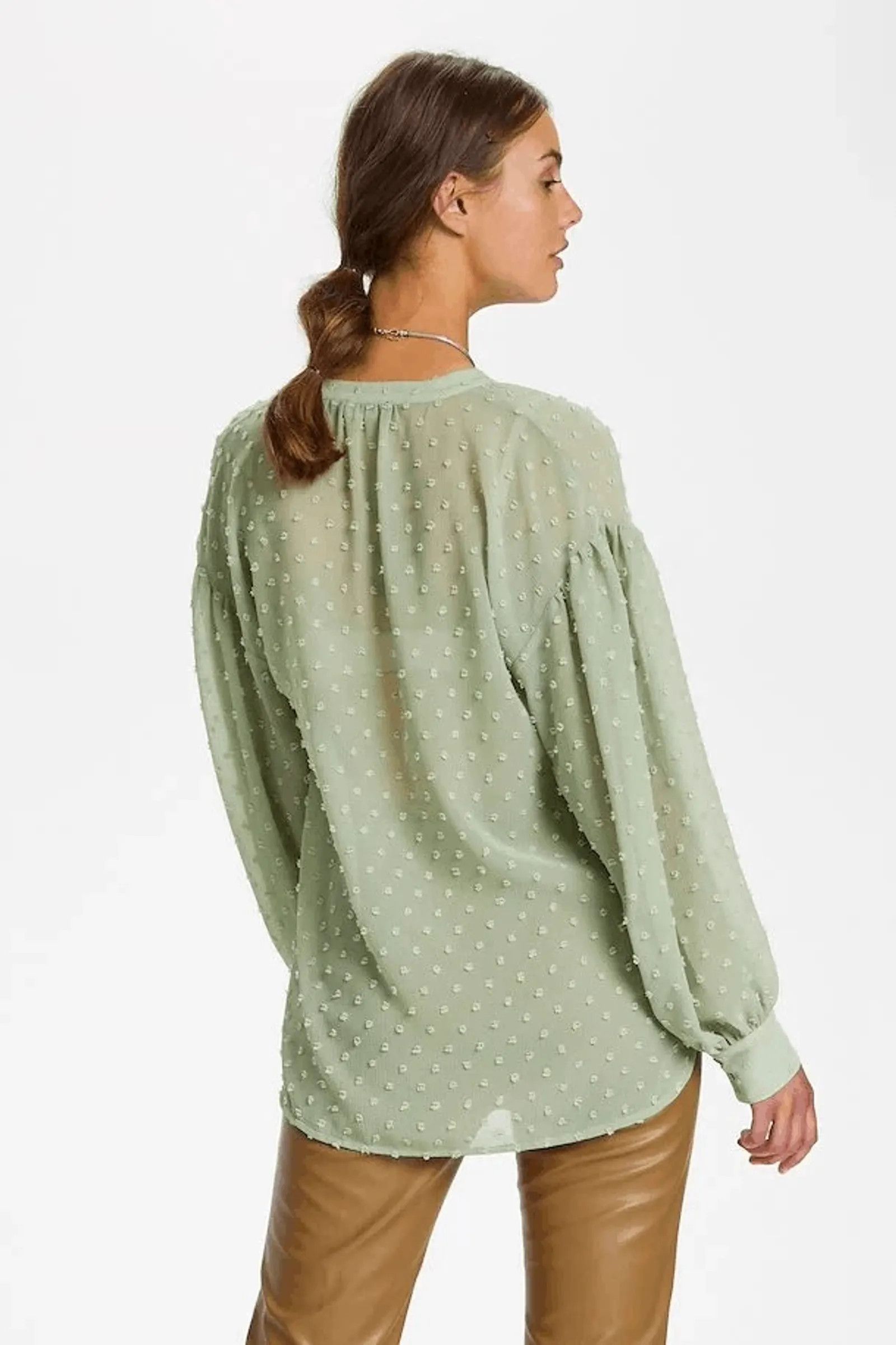 Other Soaked In Luxury Pearmain blus Blouse Size M / US 6-8 / IT 42-44 - 2 Thumbnail