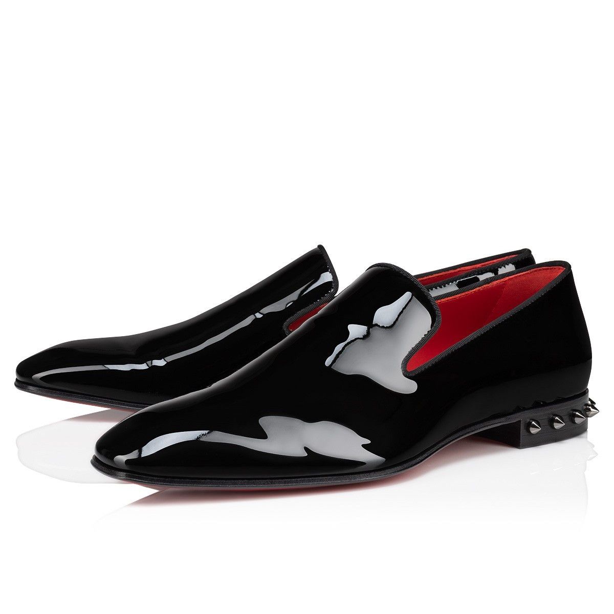Christian Louboutin Marquees Flat Patent Leather Size US 11 / EU 44 - 2 Thumbnail