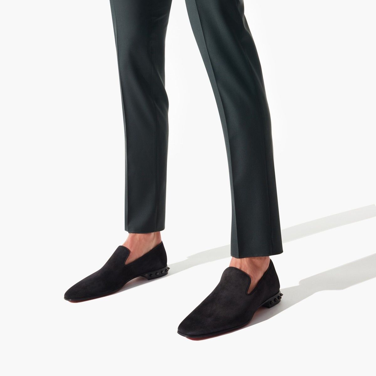 Christian Louboutin Marquees Flat Velvet Size US 6 / EU 39 - 6 Thumbnail