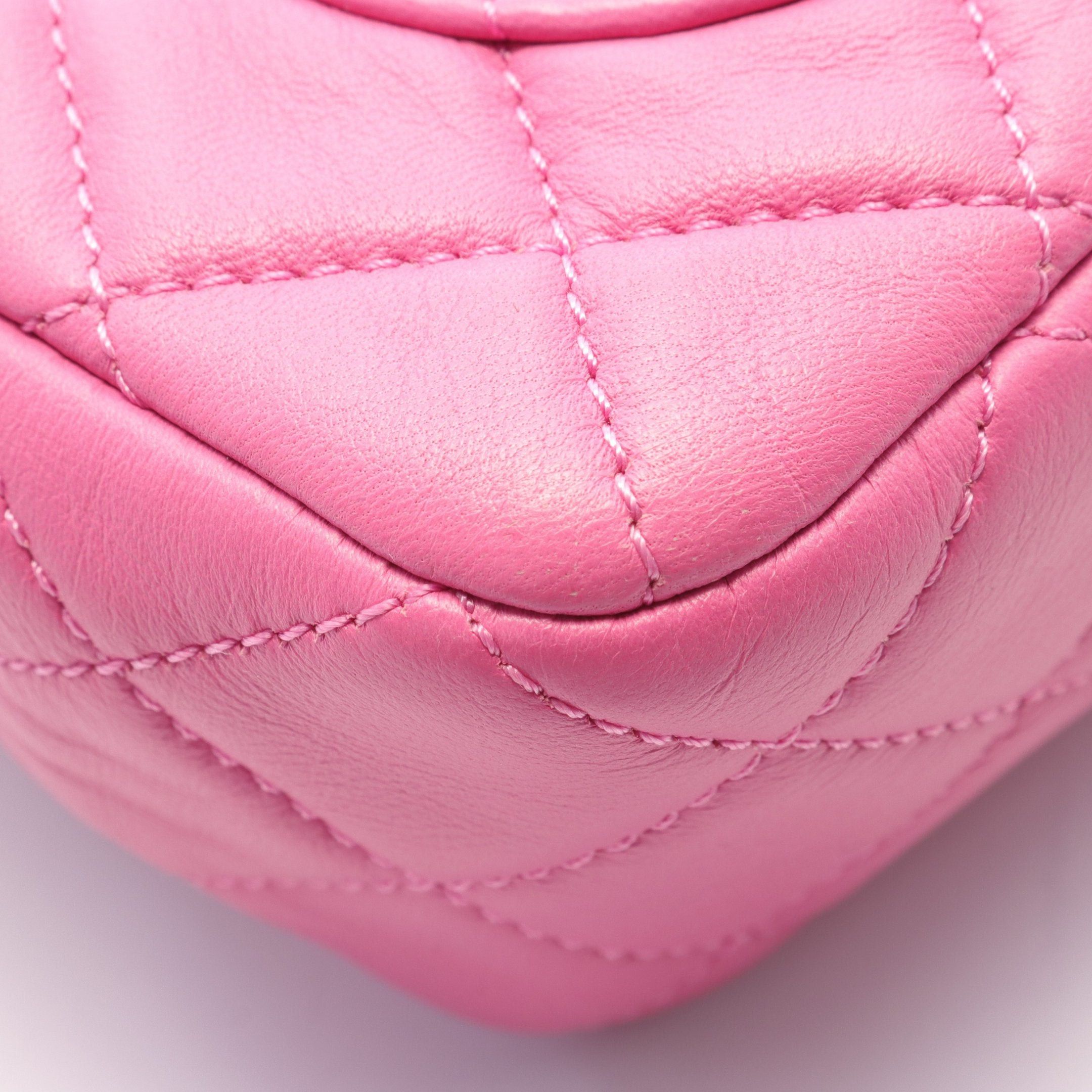 Chanel Chanel Matelasse Mini Flap Bag Chain Shoulder Leather Pink Gold Hardware Size ONE SIZE - 7 Thumbnail