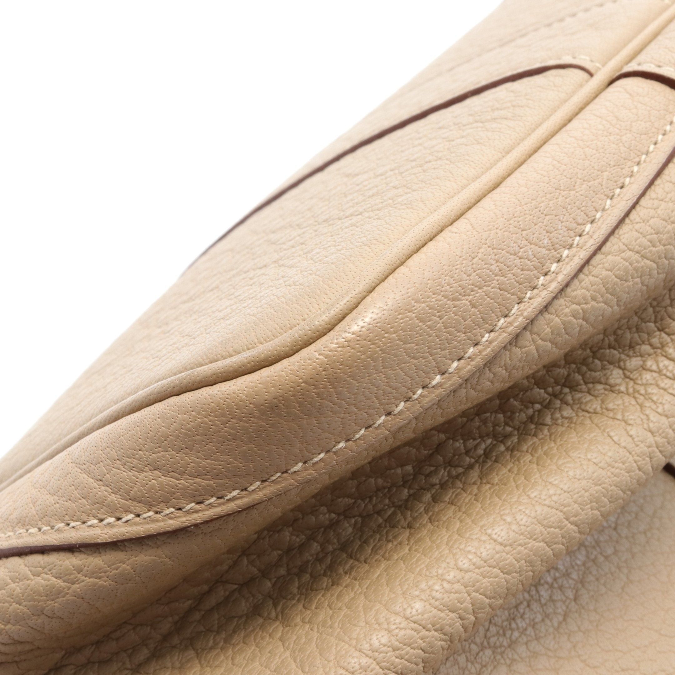 Hermes Hermes Garden Party Pm Trench Handbag Tote Bag Negonda Leather Beige Silver Hardware □L Stamp Size ONE SIZE - 7 Thumbnail