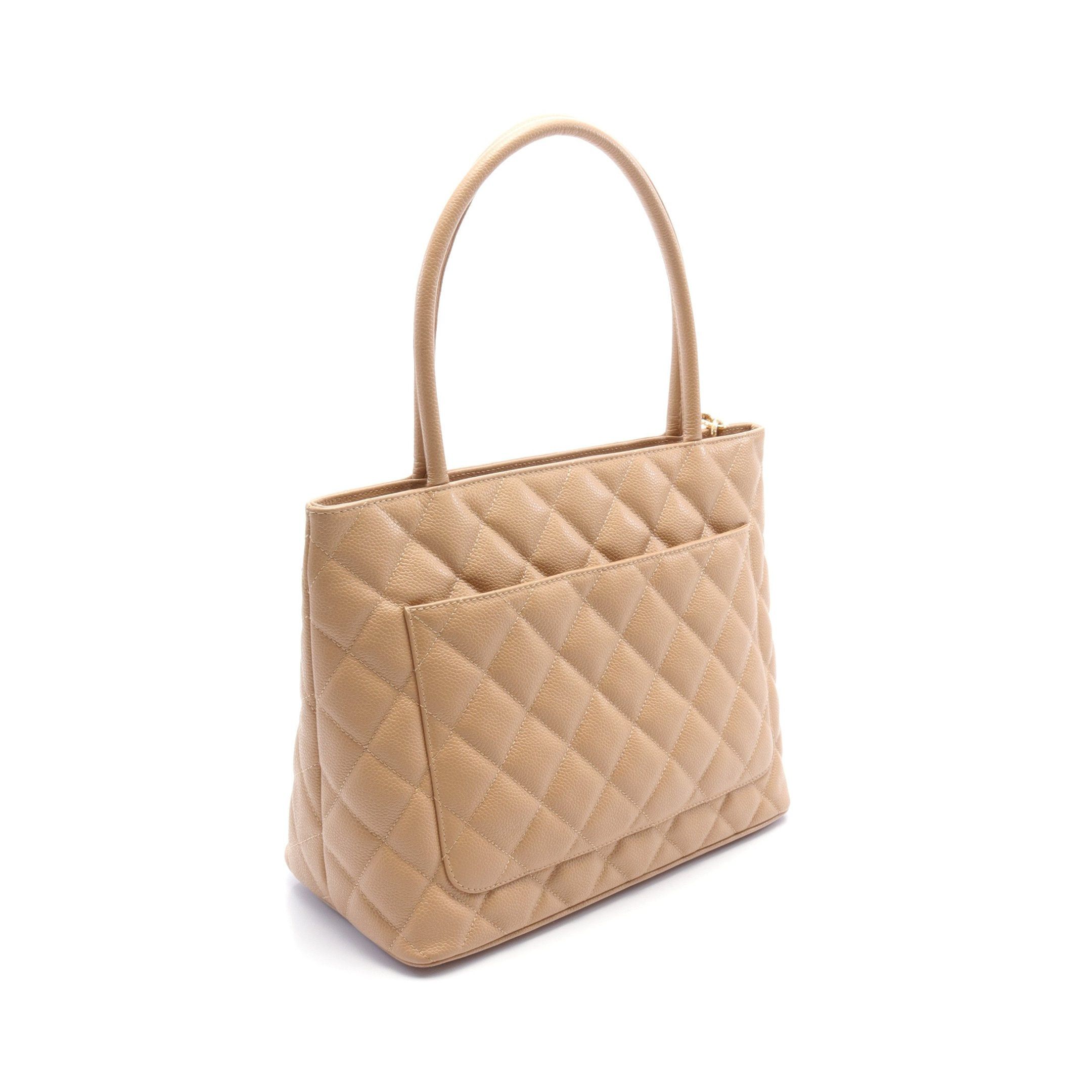 Chanel Chanel Reissue Tote Handbag Bag Caviar Skin Beige Gold Hardware Size ONE SIZE - 2 Thumbnail