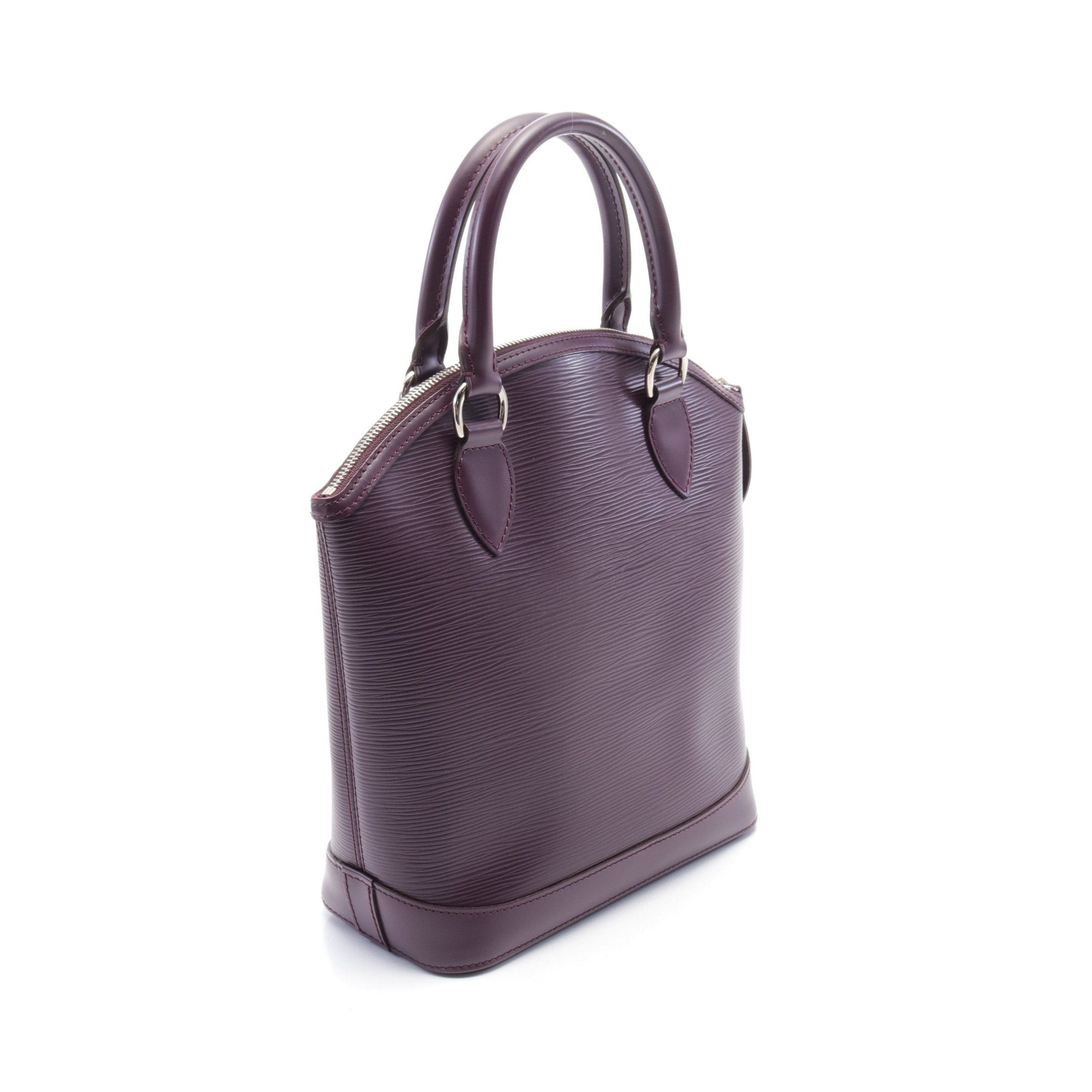 Louis Vuitton Louis Vuitton Lockit Pm Epi Cassis Handbag Tote Bag Leather Purple Size ONE SIZE - 2 Thumbnail