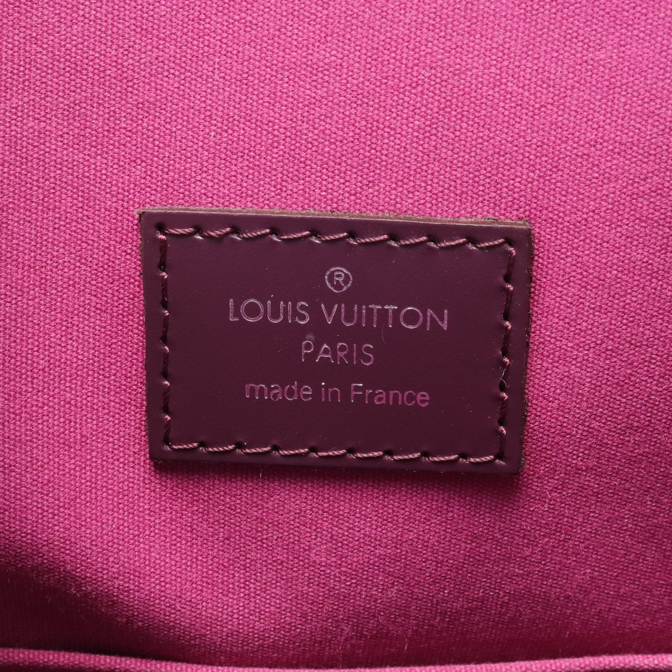 Louis Vuitton Louis Vuitton Lockit Pm Epi Cassis Handbag Tote Bag Leather Purple Size ONE SIZE - 4 Thumbnail