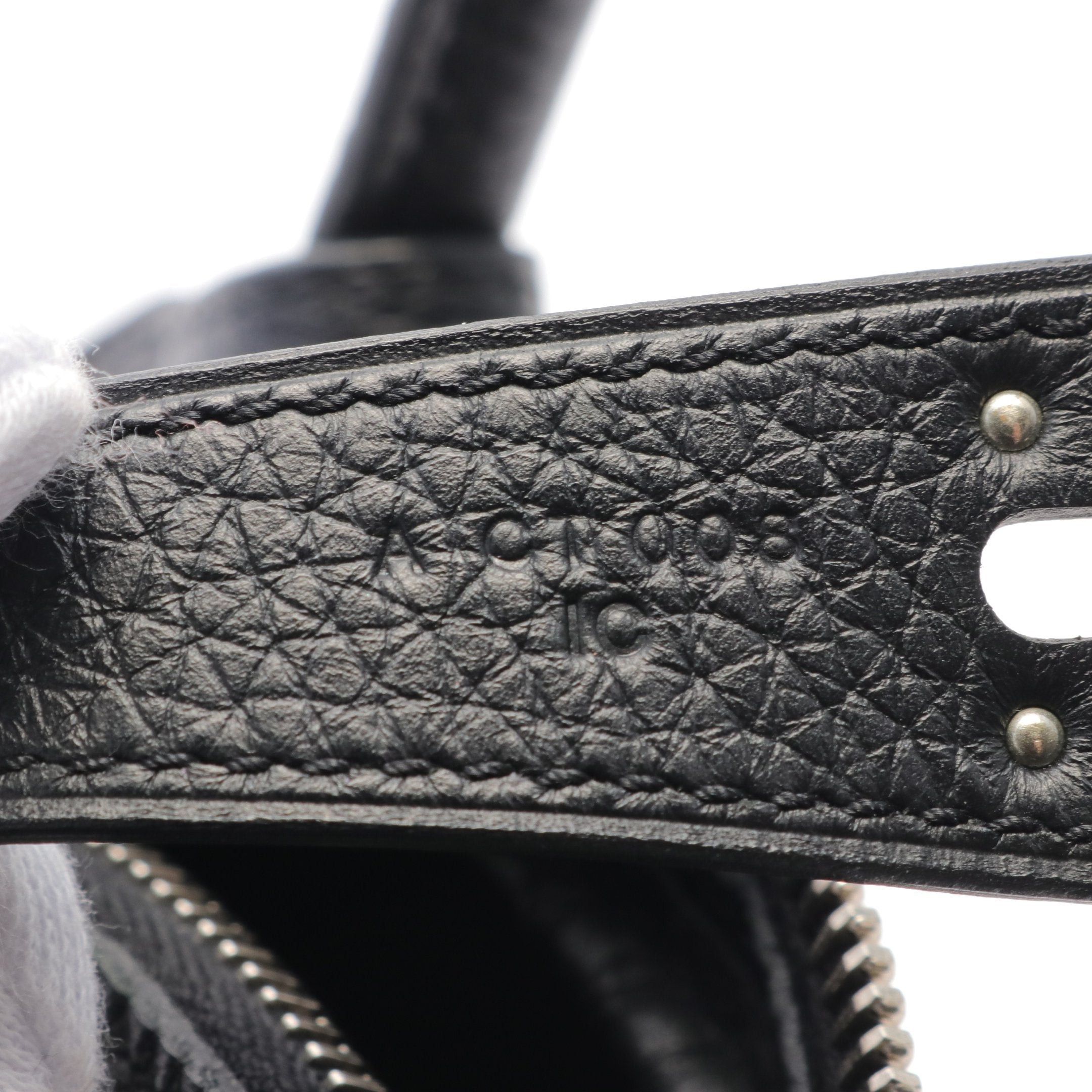 Hermes Hermes Lindy 30 Shoulder Bag Clemence Leather Black Silver Hardware A Stamp Size ONE SIZE - 5 Thumbnail