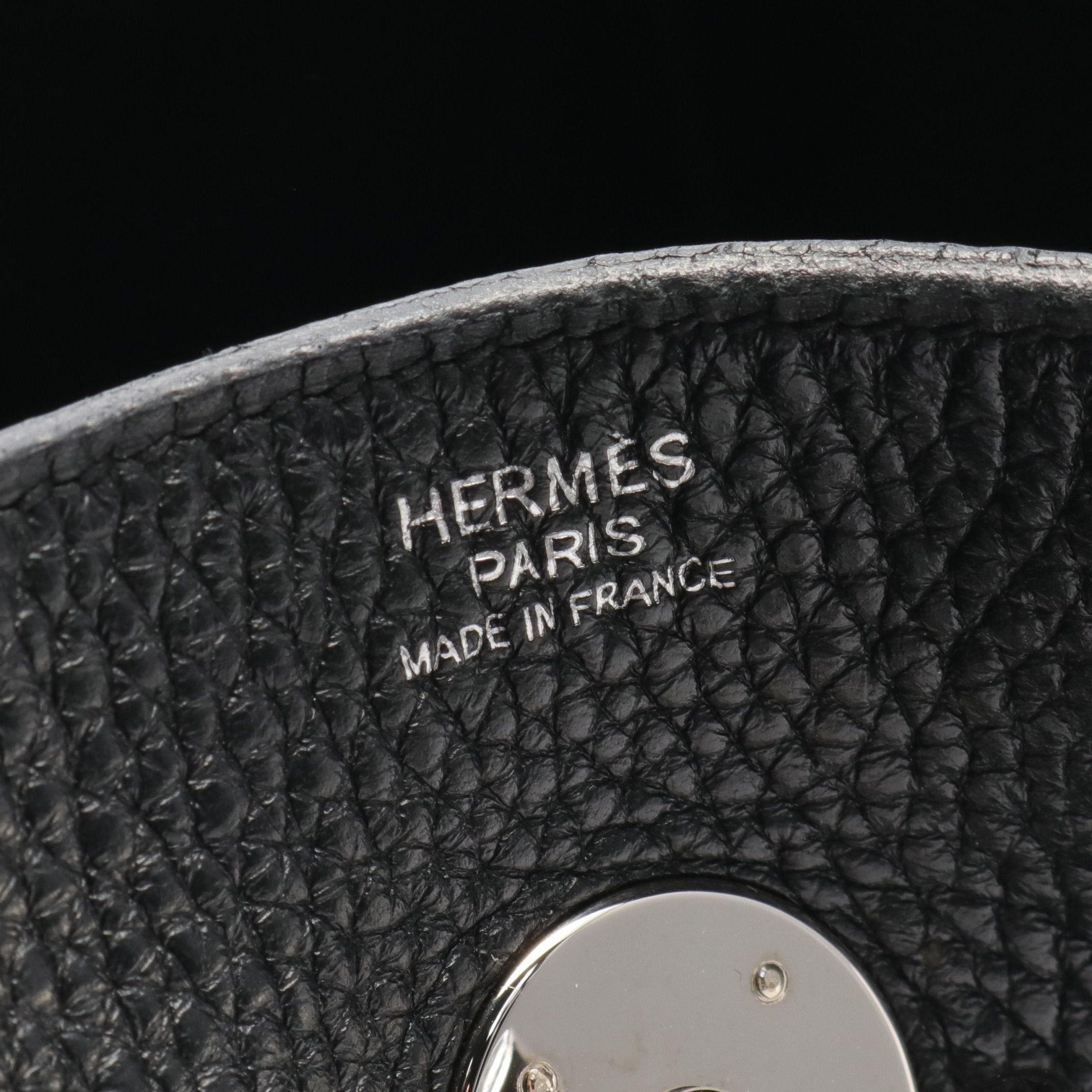 Hermes Hermes Lindy 30 Shoulder Bag Clemence Leather Black Silver Hardware A Stamp Size ONE SIZE - 4 Thumbnail