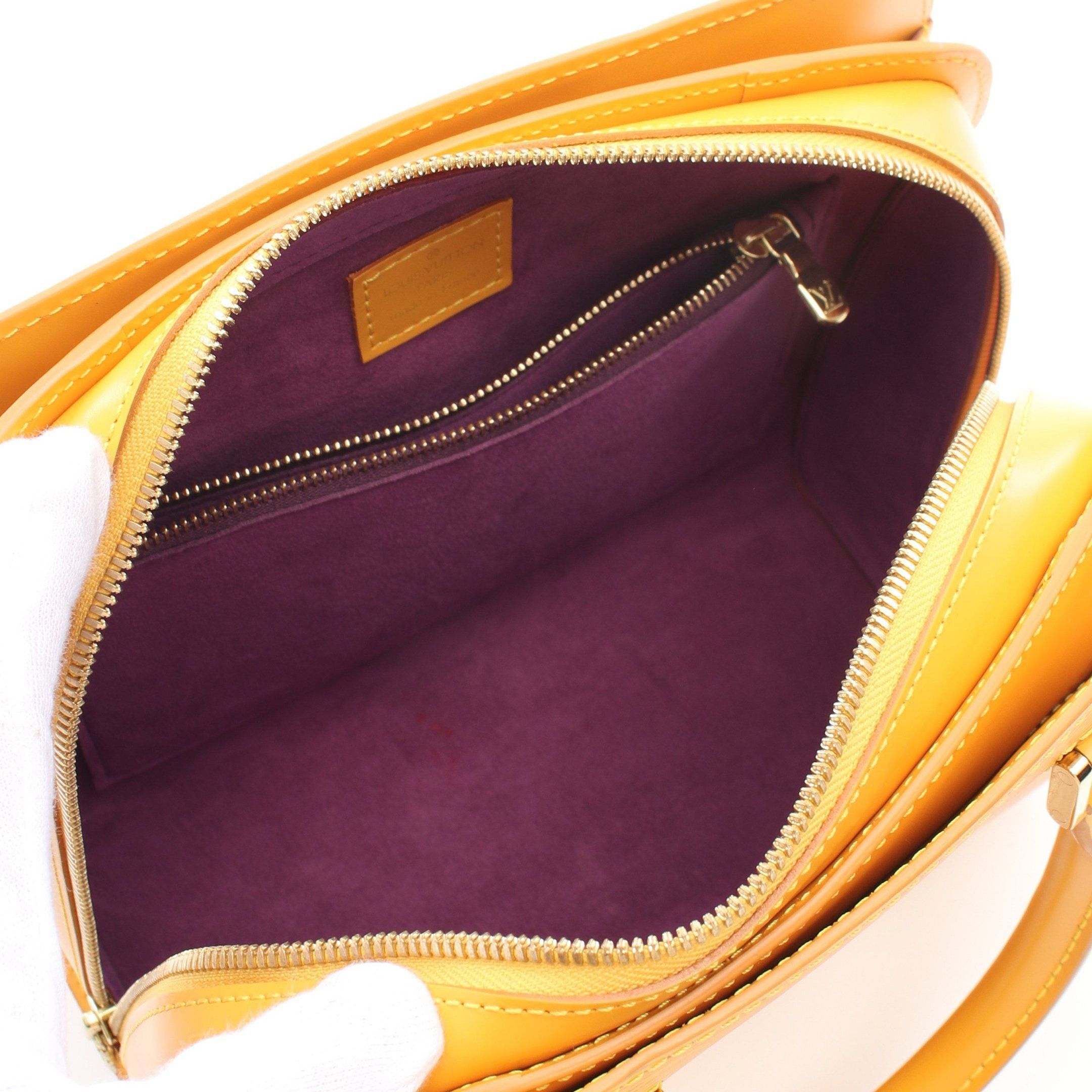 Louis Vuitton Louis Vuitton Pont Neuf Epi Tassi Yellow Handbag Leather Size ONE SIZE - 3 Thumbnail