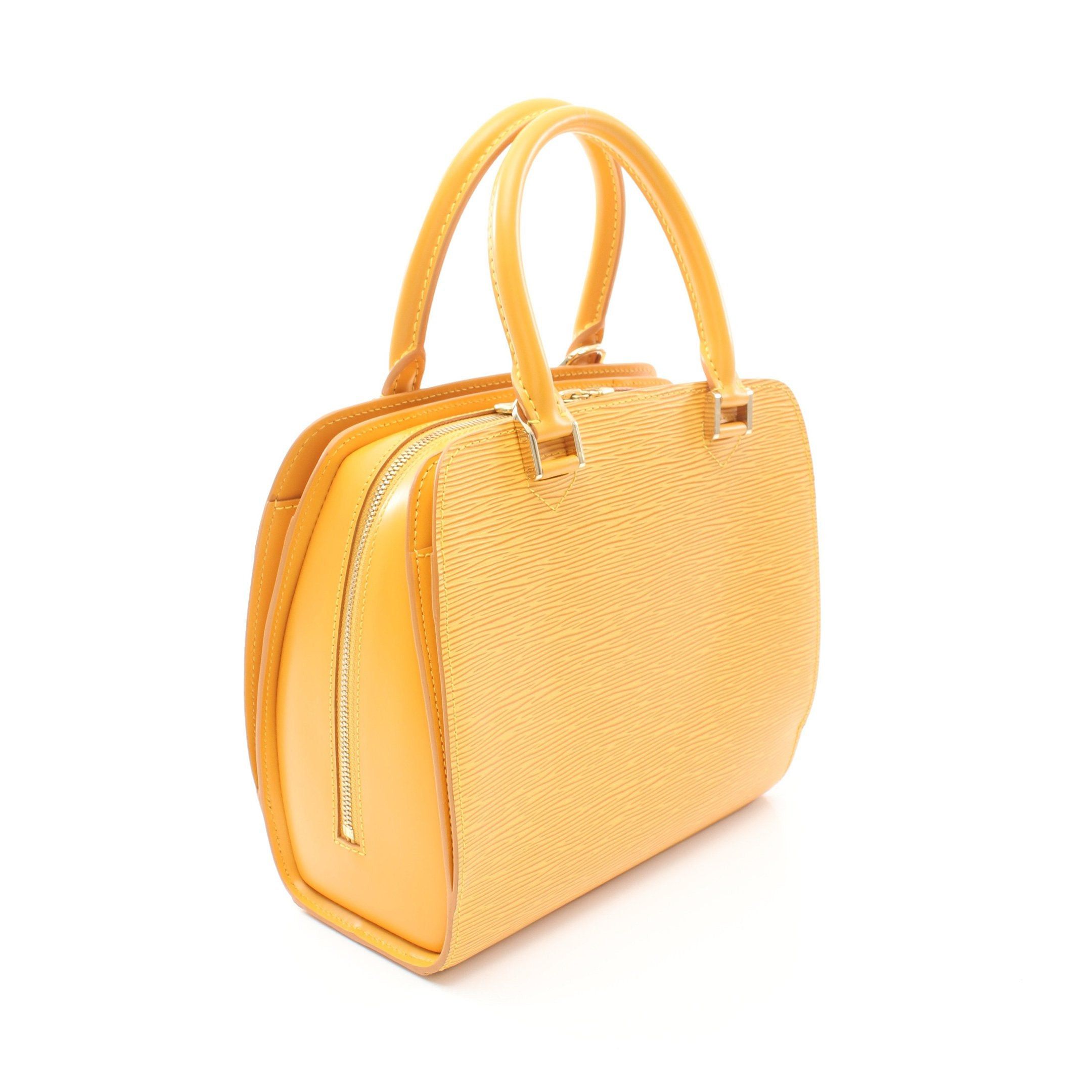 Louis Vuitton Louis Vuitton Pont Neuf Epi Tassi Yellow Handbag Leather Size ONE SIZE - 2 Thumbnail