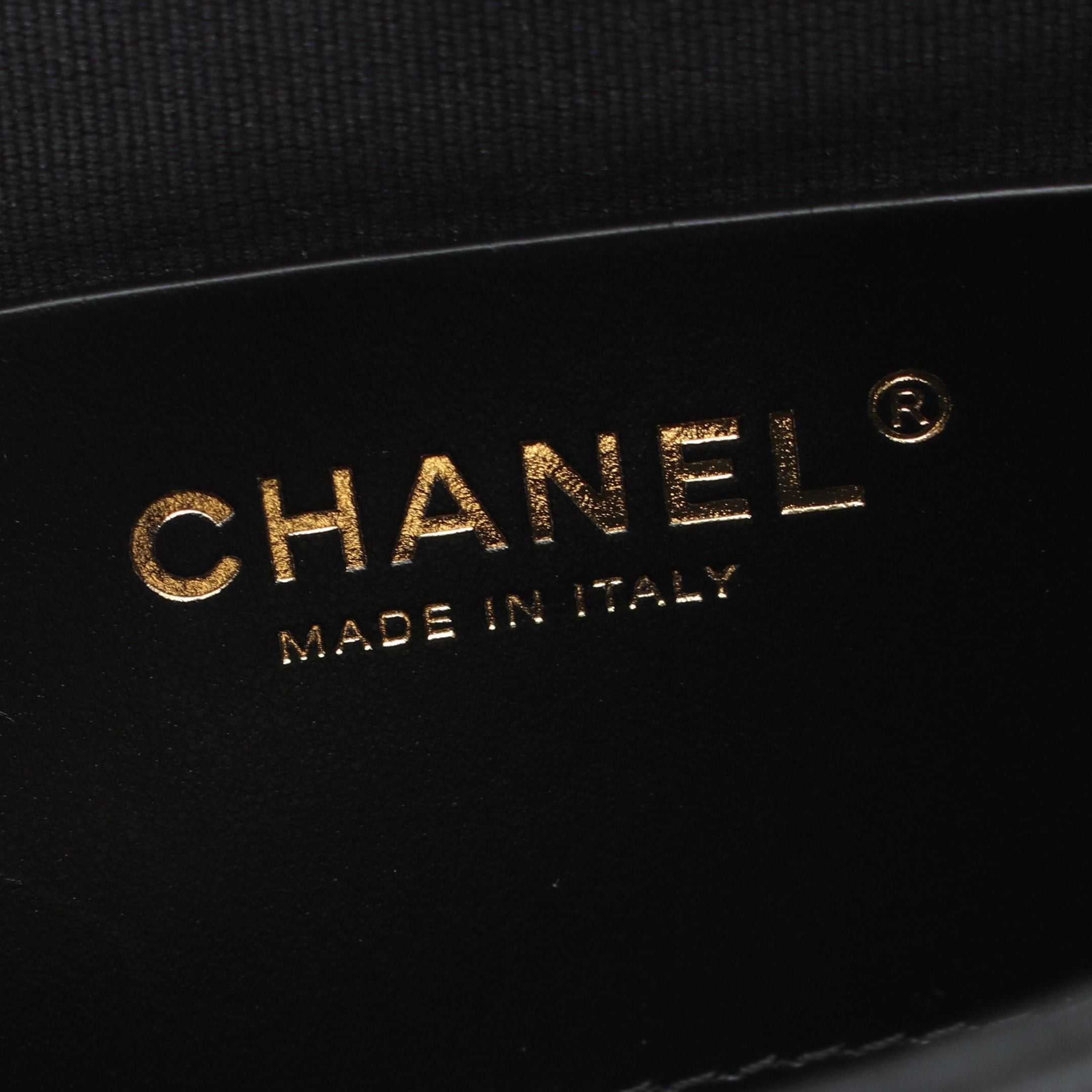 Chanel Chanel Matelasse Chain Shoulder Bag Lambskin Black Gold Hardware Size ONE SIZE - 4 Thumbnail