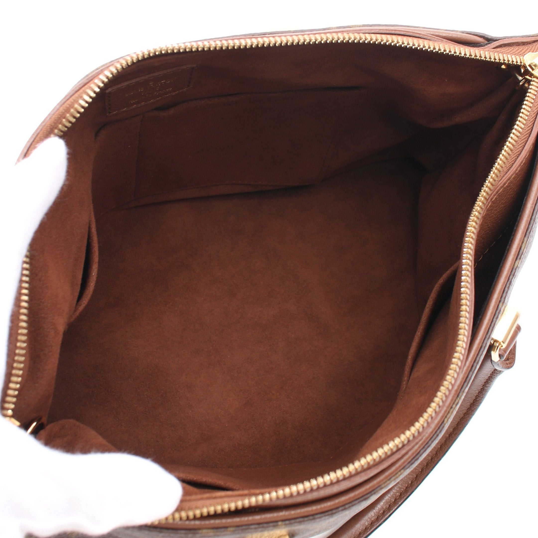 Louis Vuitton Louis Vuitton Pallas Monogram Averne Handbag Leather Brown Size ONE SIZE - 3 Thumbnail