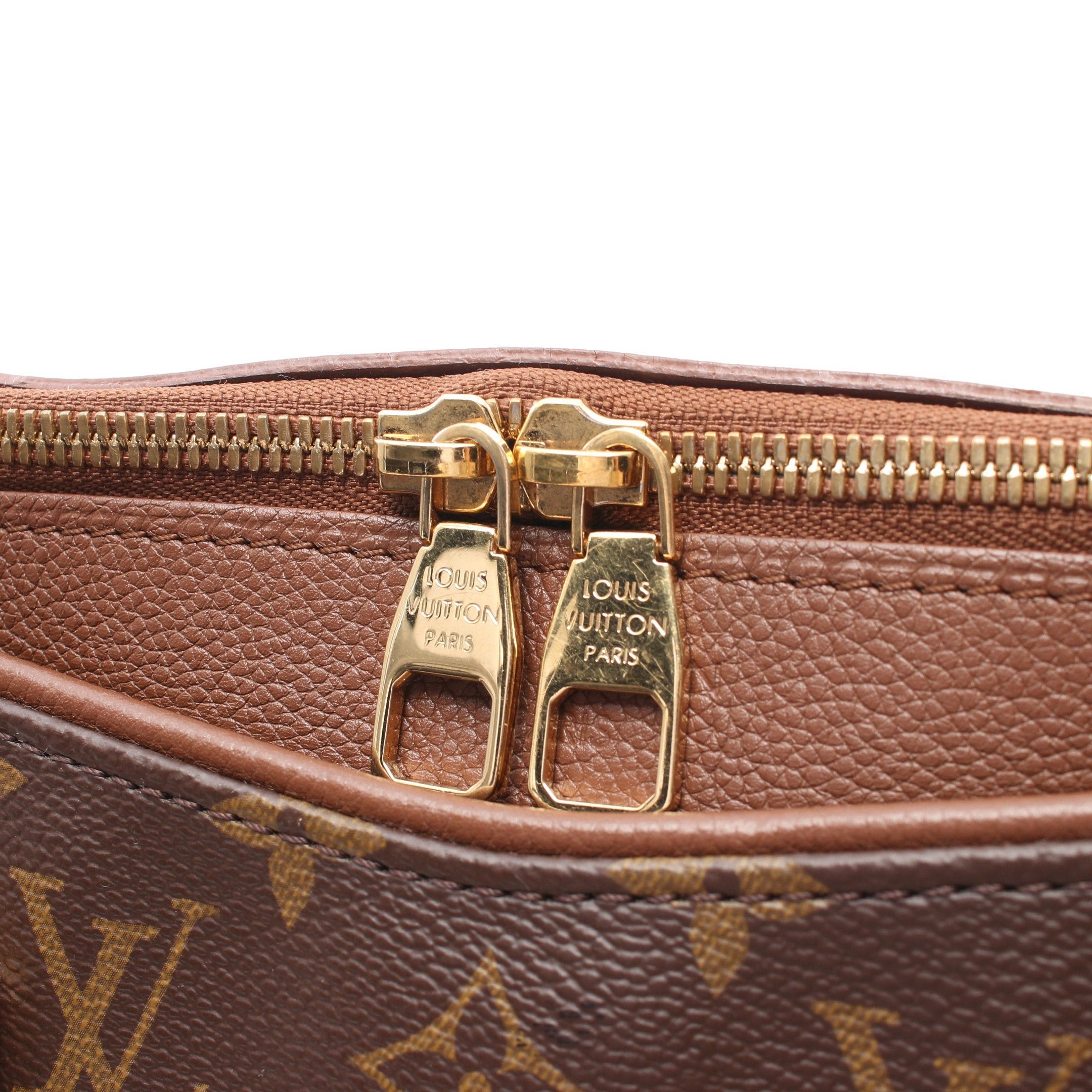 Louis Vuitton Louis Vuitton Pallas Monogram Averne Handbag Leather Brown Size ONE SIZE - 10 Thumbnail