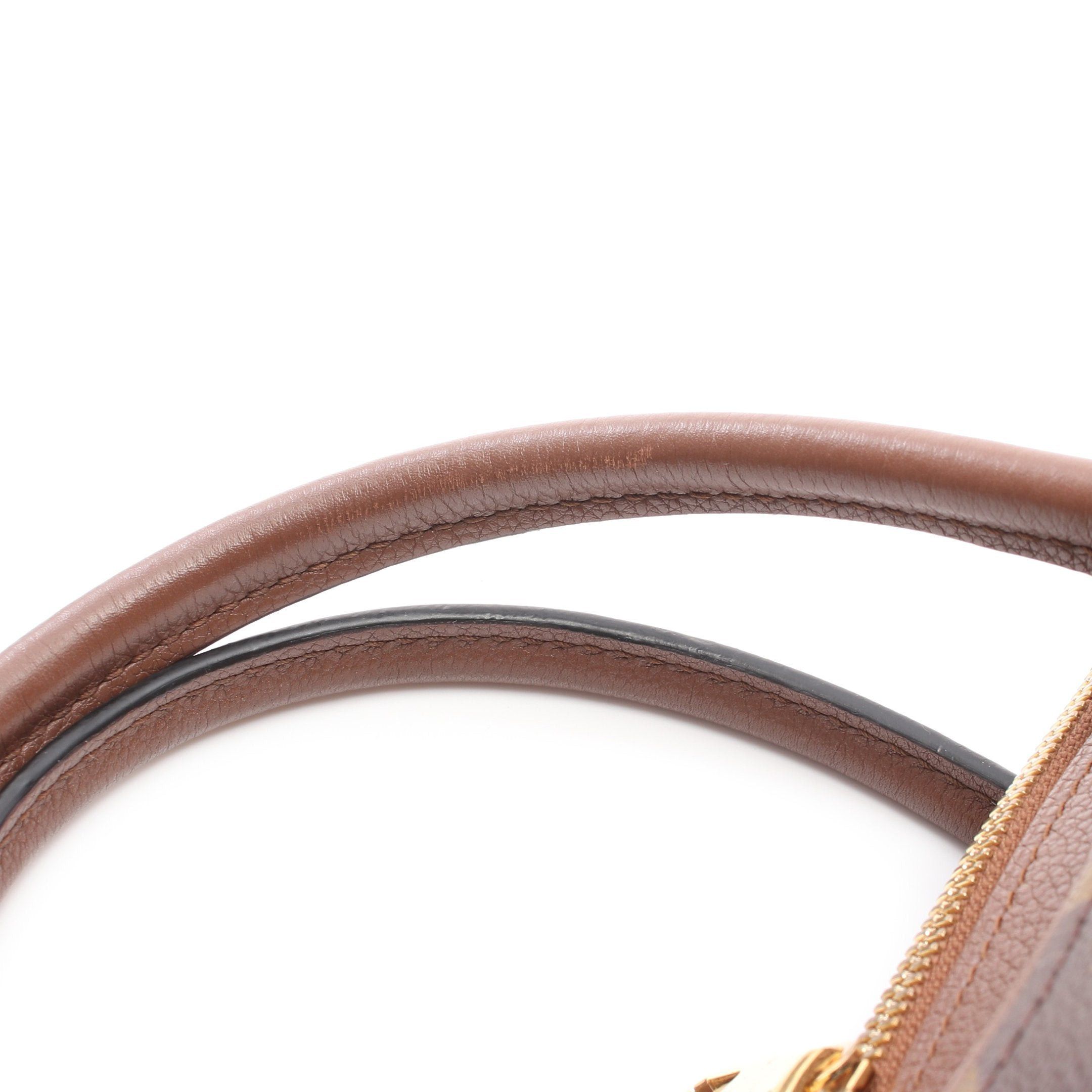 Louis Vuitton Louis Vuitton Pallas Monogram Averne Handbag Leather Brown Size ONE SIZE - 8 Thumbnail