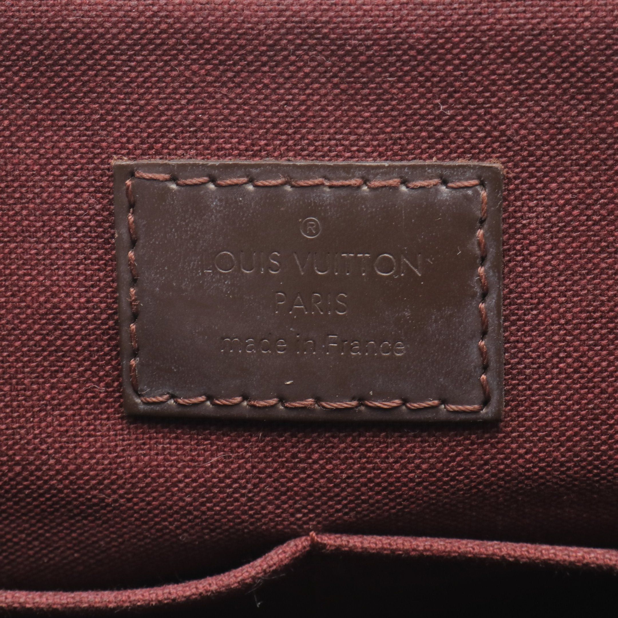Louis Vuitton Louis Vuitton Jena Pm Damier Ebene Shoulder Bag Tote Leather Brown Size ONE SIZE - 4 Thumbnail