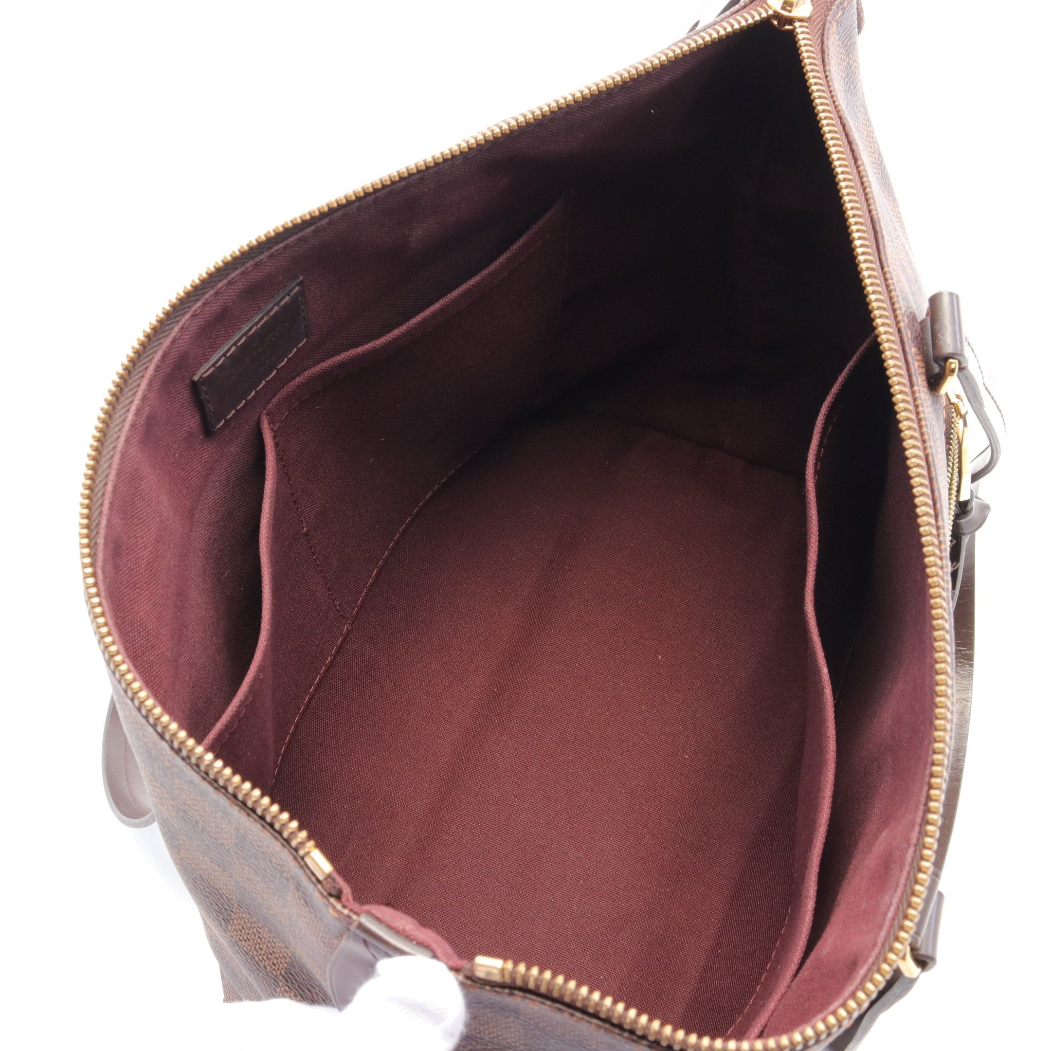 Louis Vuitton Louis Vuitton Jena Pm Damier Ebene Shoulder Bag Tote Leather Brown Size ONE SIZE - 3 Thumbnail
