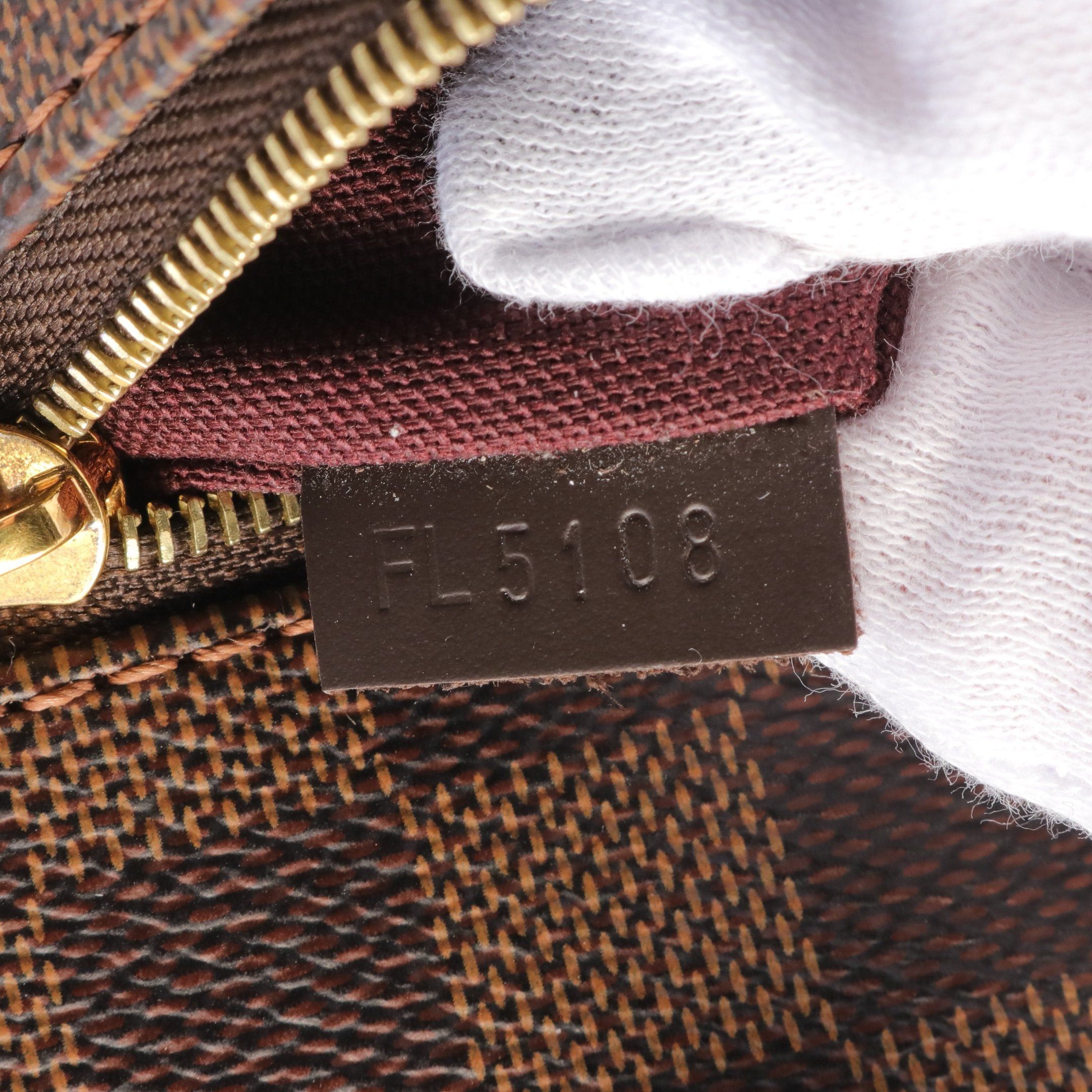Louis Vuitton Louis Vuitton Jena Pm Damier Ebene Shoulder Bag Tote Leather Brown Size ONE SIZE - 5 Thumbnail