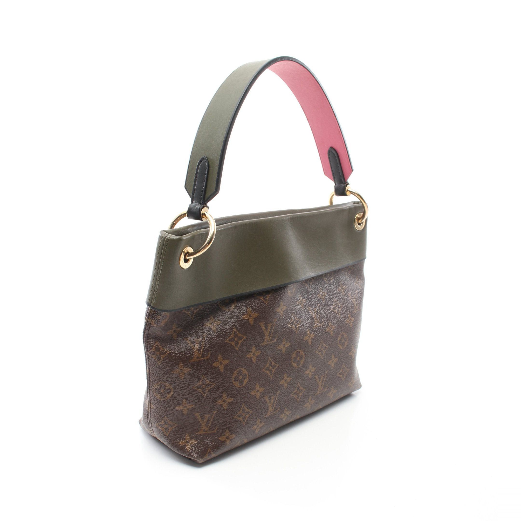 Louis Vuitton Louis Vuitton Tuileries Monogram One Shoulder Bag Leather Brown Khaki Green Size ONE SIZE - 2 Thumbnail