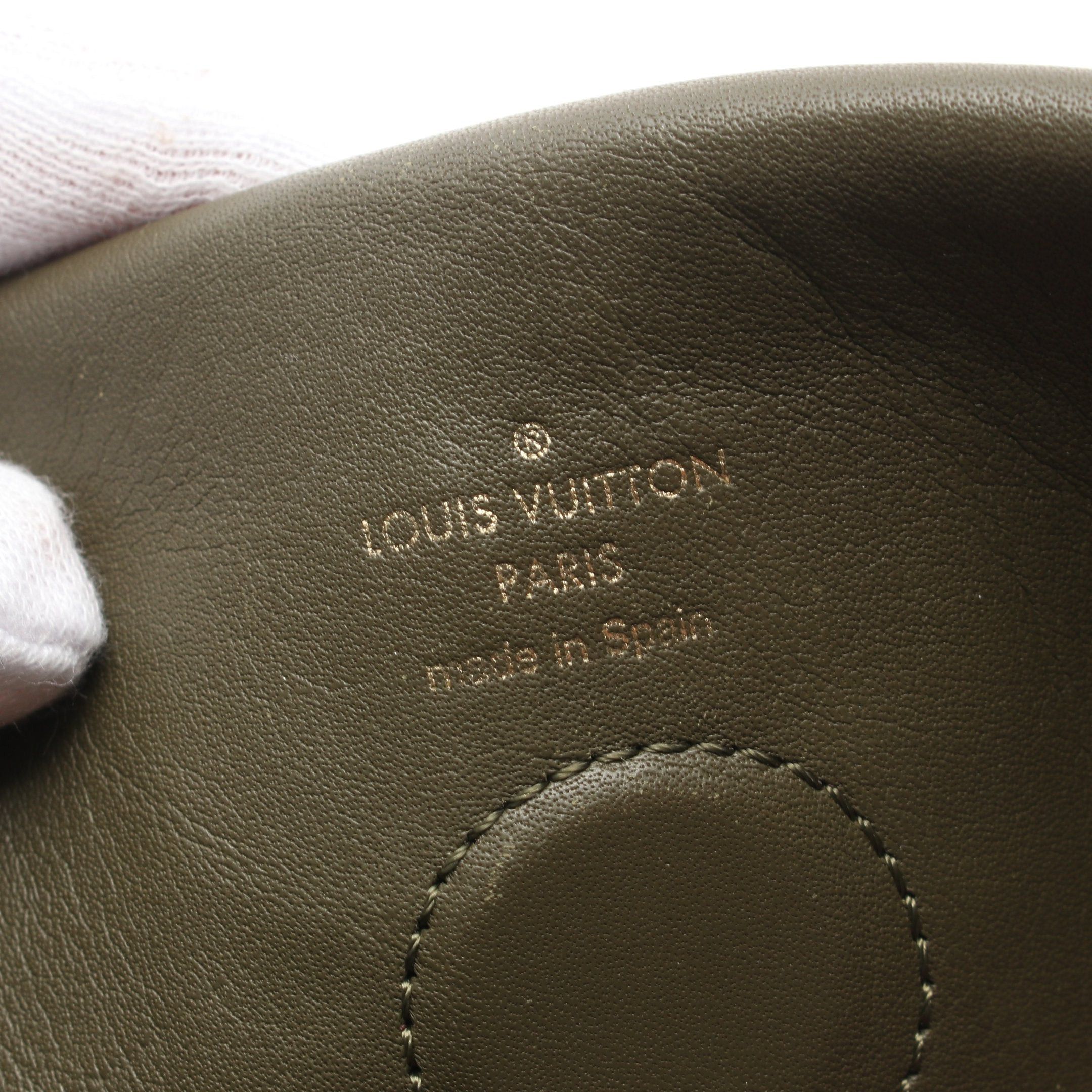 Louis Vuitton Louis Vuitton Tuileries Monogram One Shoulder Bag Leather Brown Khaki Green Size ONE SIZE - 4 Thumbnail