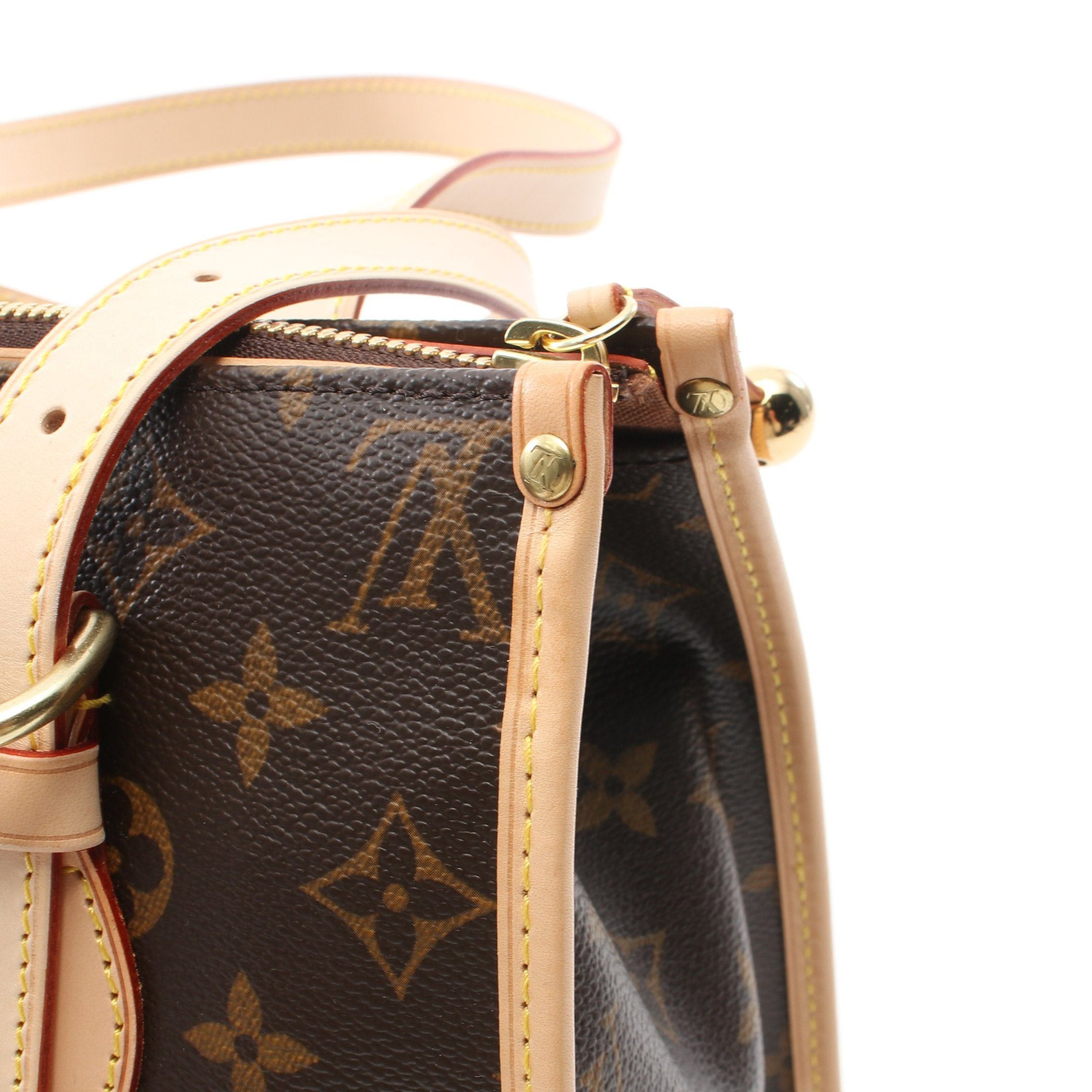 Louis Vuitton Louis Vuitton Popincourt O Monogram Shoulder Bag Tote Leather Brown Size ONE SIZE - 6 Thumbnail