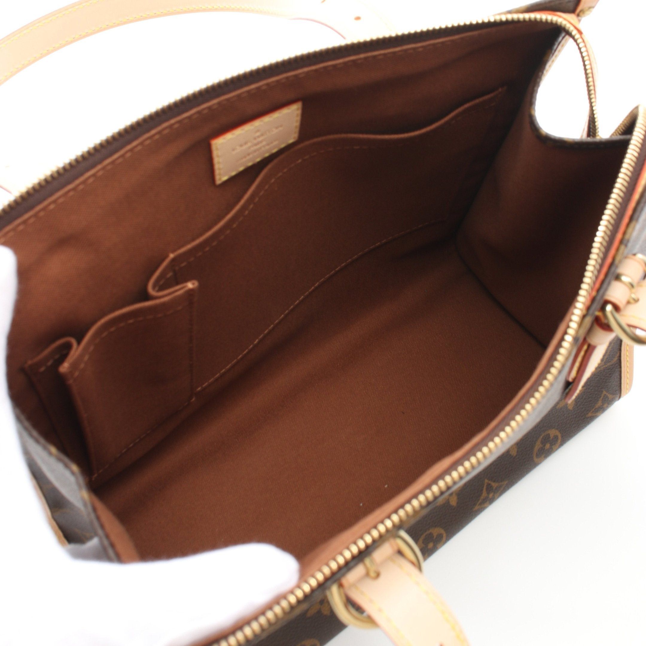 Louis Vuitton Louis Vuitton Popincourt O Monogram Shoulder Bag Tote Leather Brown Size ONE SIZE - 3 Thumbnail