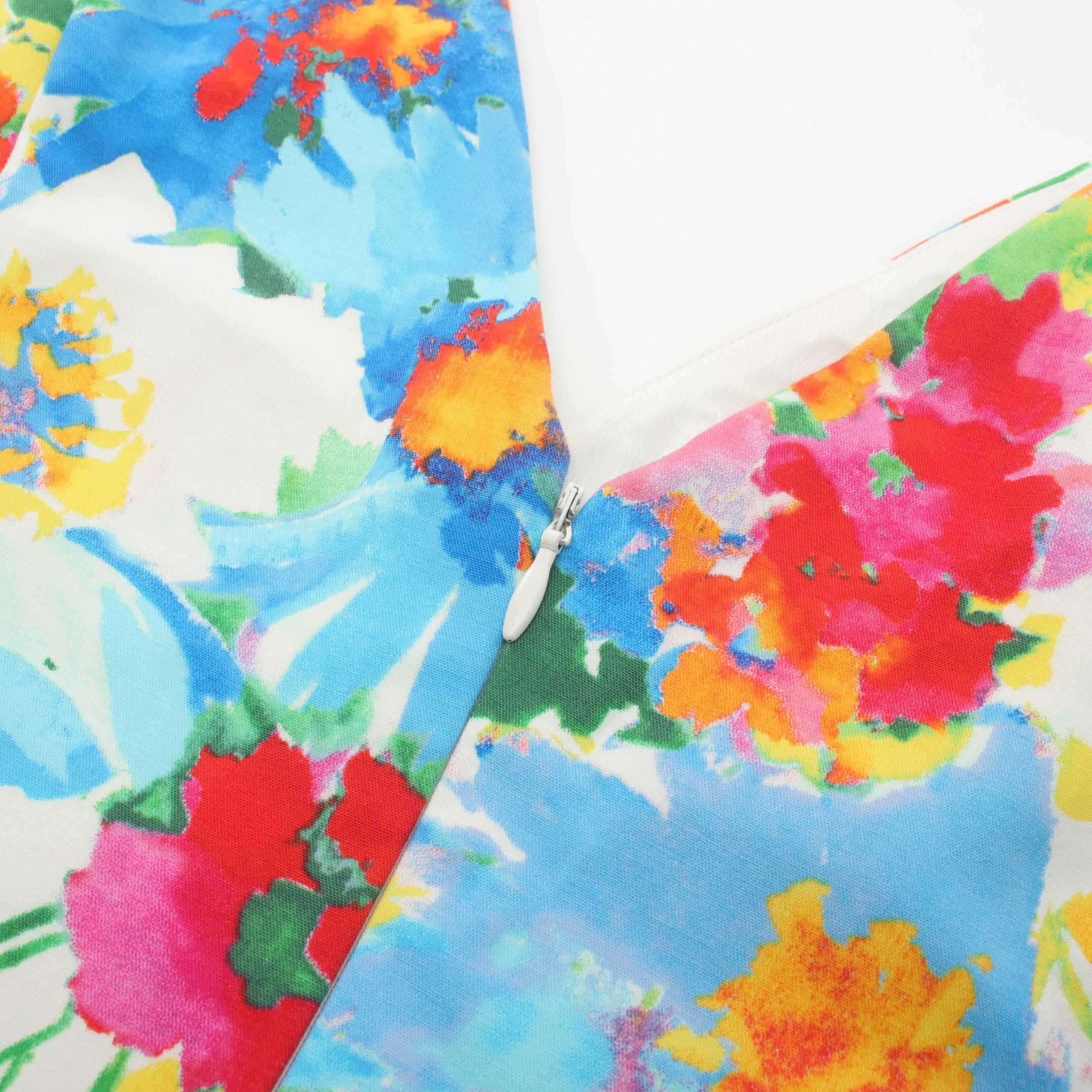 Ralph Lauren Ralph Lauren One Piece No Sleeve Floral Pattern Cotton Light Blue Multicolor Size ONE SIZE - 5 Thumbnail