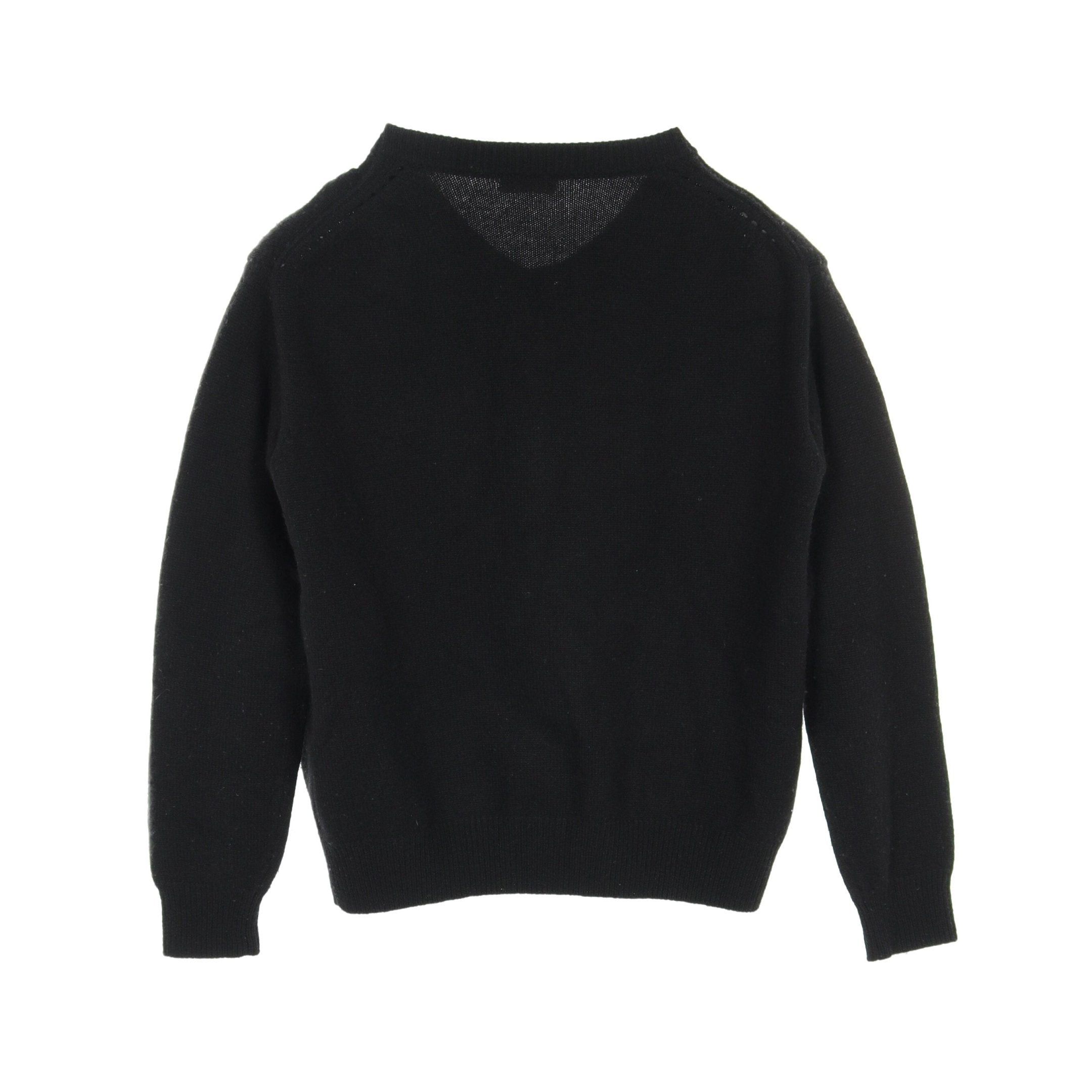 Celine Celine Triomphe Cardigan Cashmere Black Size ONE SIZE - 2 Thumbnail