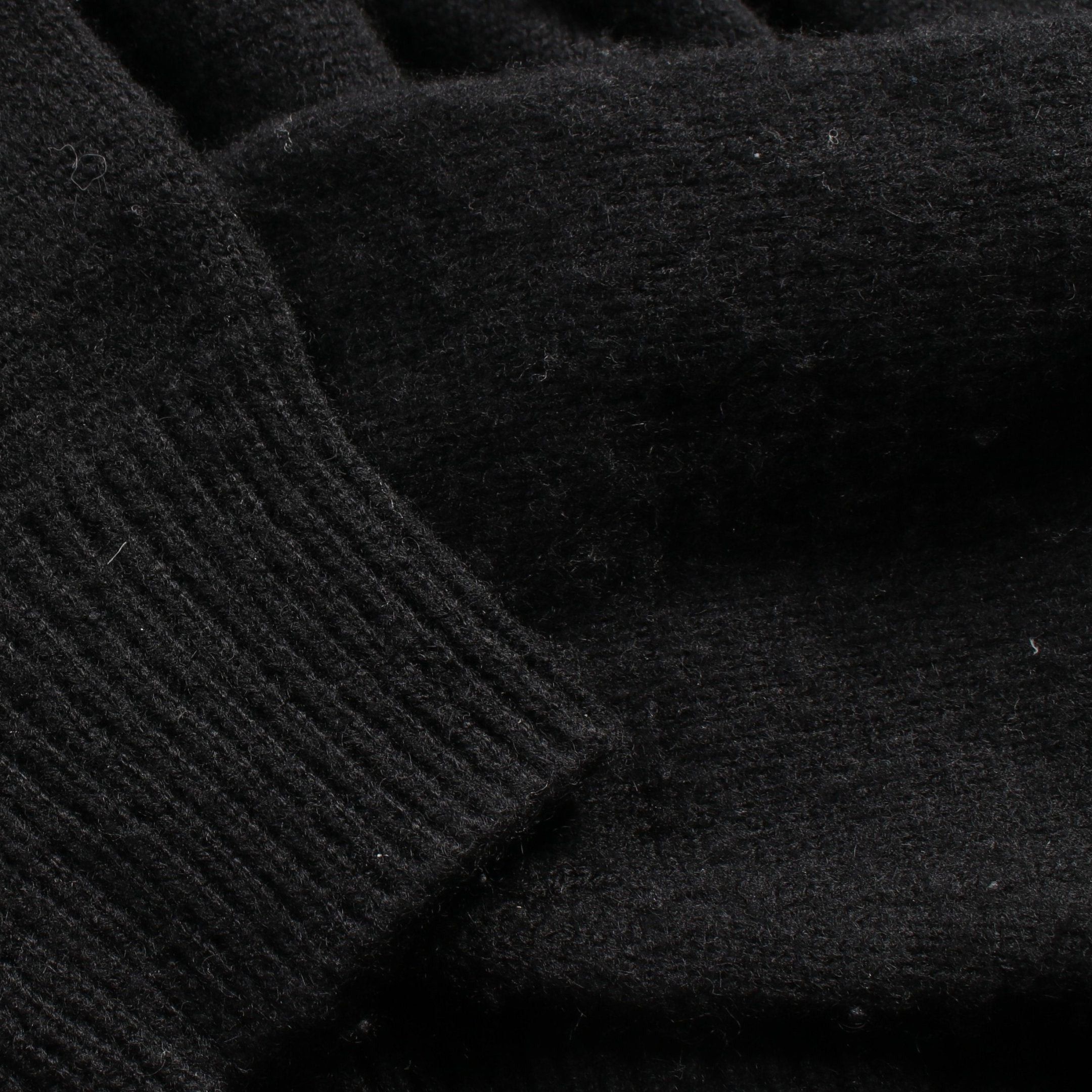 Celine Celine Triomphe Cardigan Cashmere Black Size ONE SIZE - 6 Thumbnail