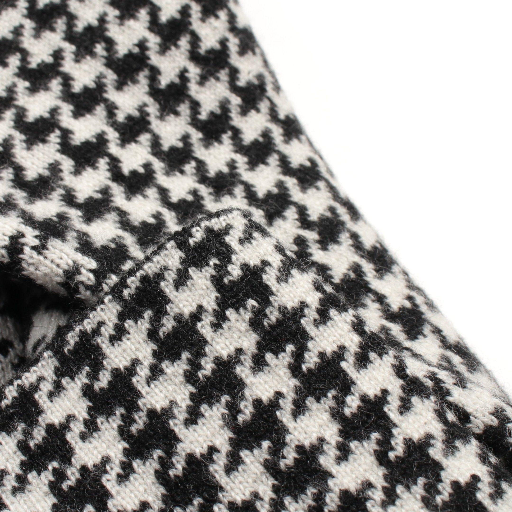 Dior Dior Jacket Houndstooth Cashmere Black White Zip Up Size ONE SIZE - 7 Thumbnail