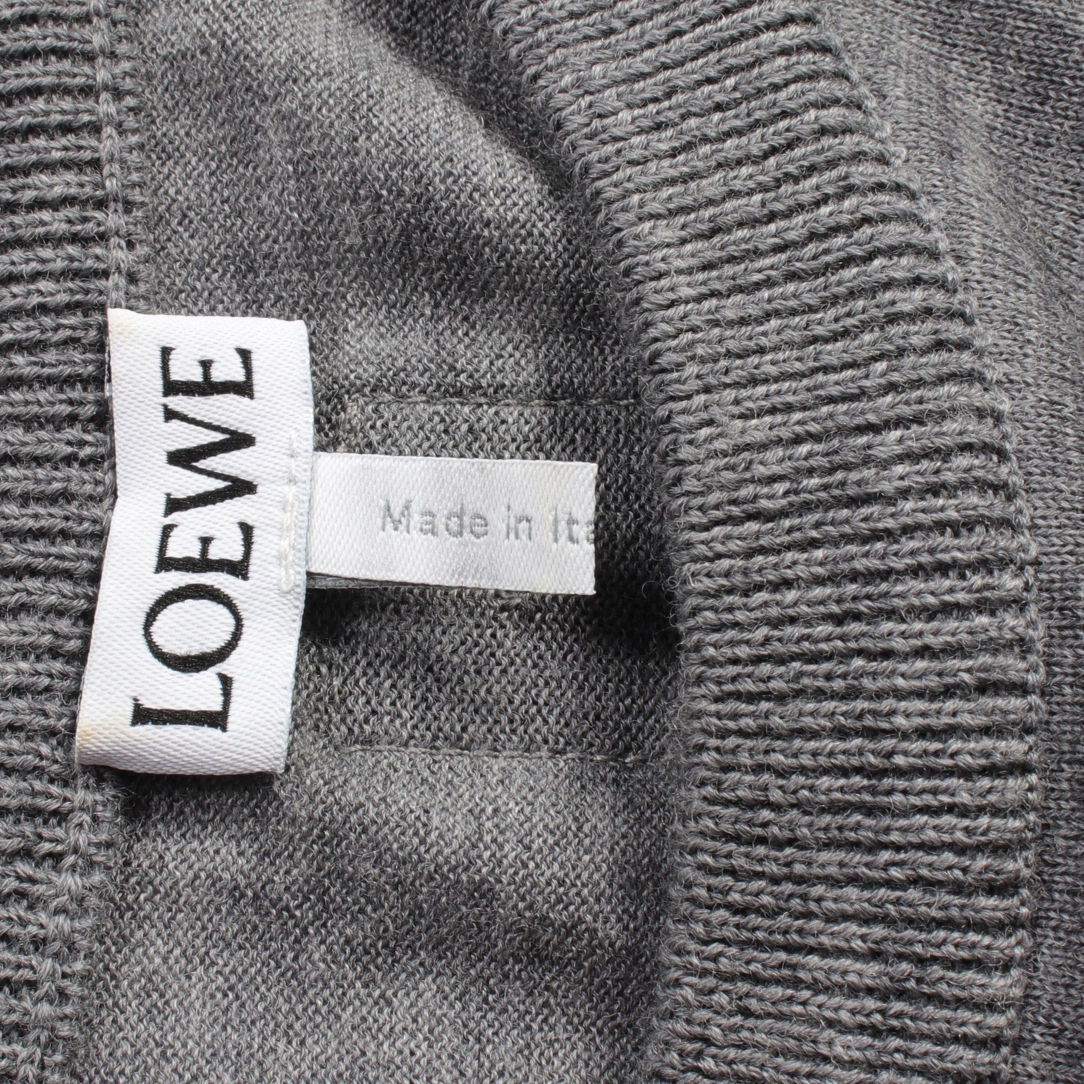 Loewe Loewe Knit Wool Gray Size ONE SIZE - 5 Thumbnail