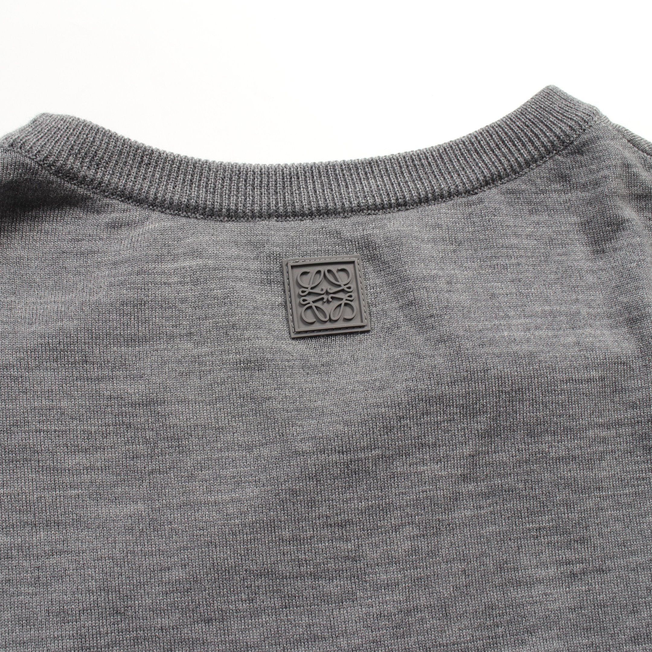 Loewe Loewe Knit Wool Gray Size ONE SIZE - 8 Thumbnail