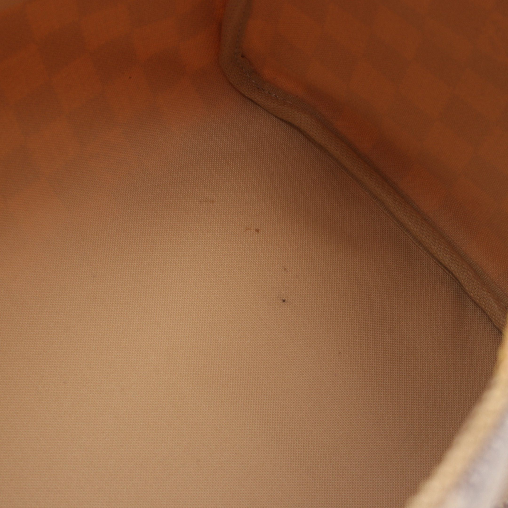 Louis Vuitton Louis Vuitton Speedy 30 Damier Azur Handbag Leather White Size ONE SIZE - 8 Thumbnail