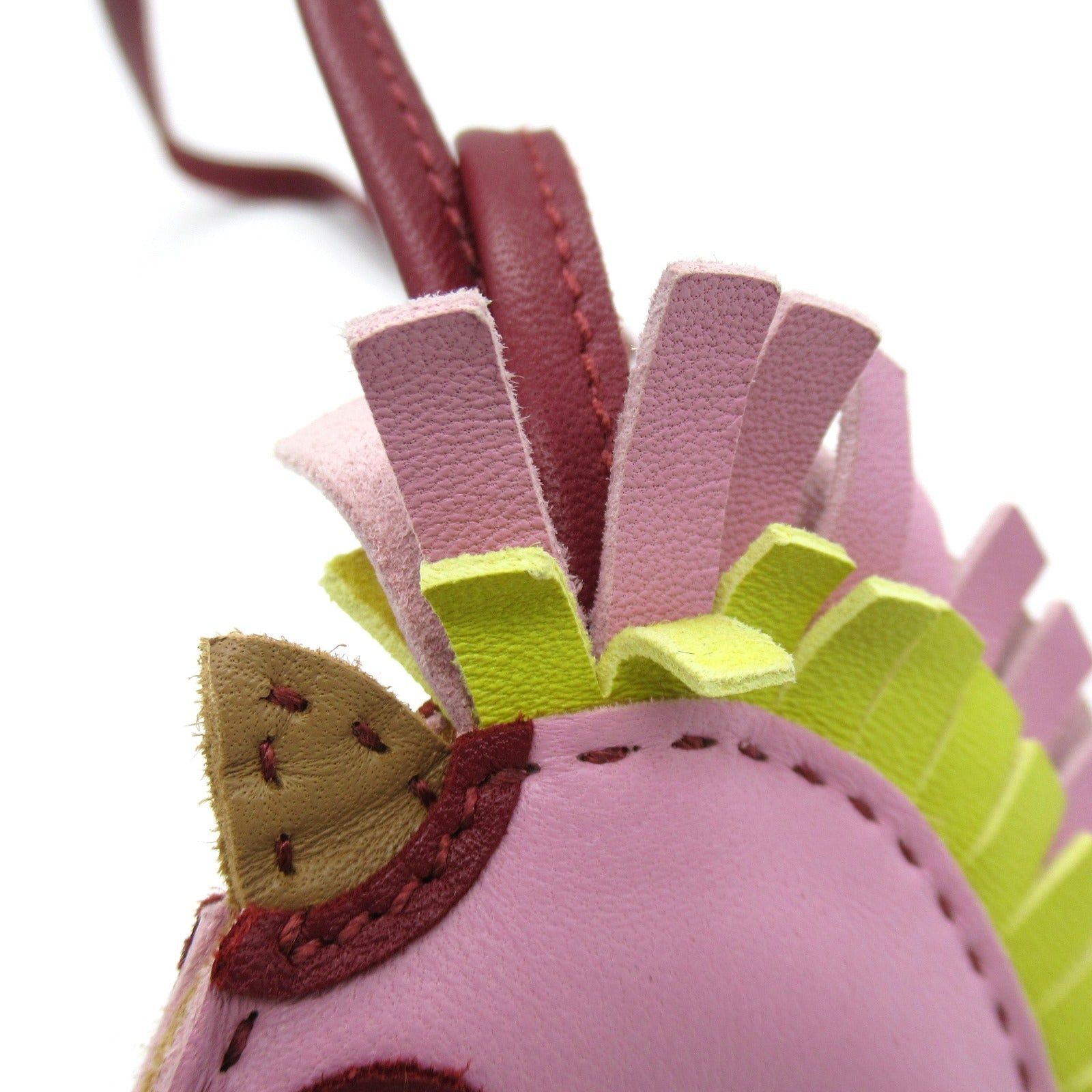 Hermes Hermes Jeezy Savannah Bag Charm Leather Aagneau Pink U Stamp Size ONE SIZE - 5 Thumbnail