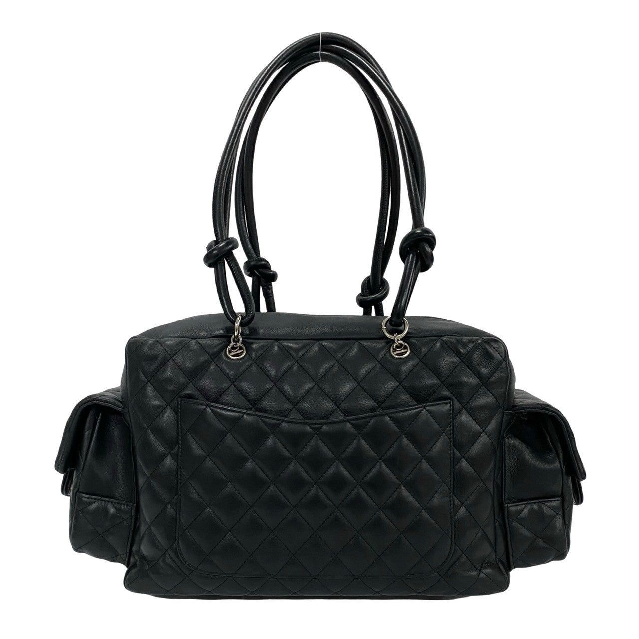 Chanel Chanel Handbag Black Leather Size ONE SIZE - 4 Thumbnail