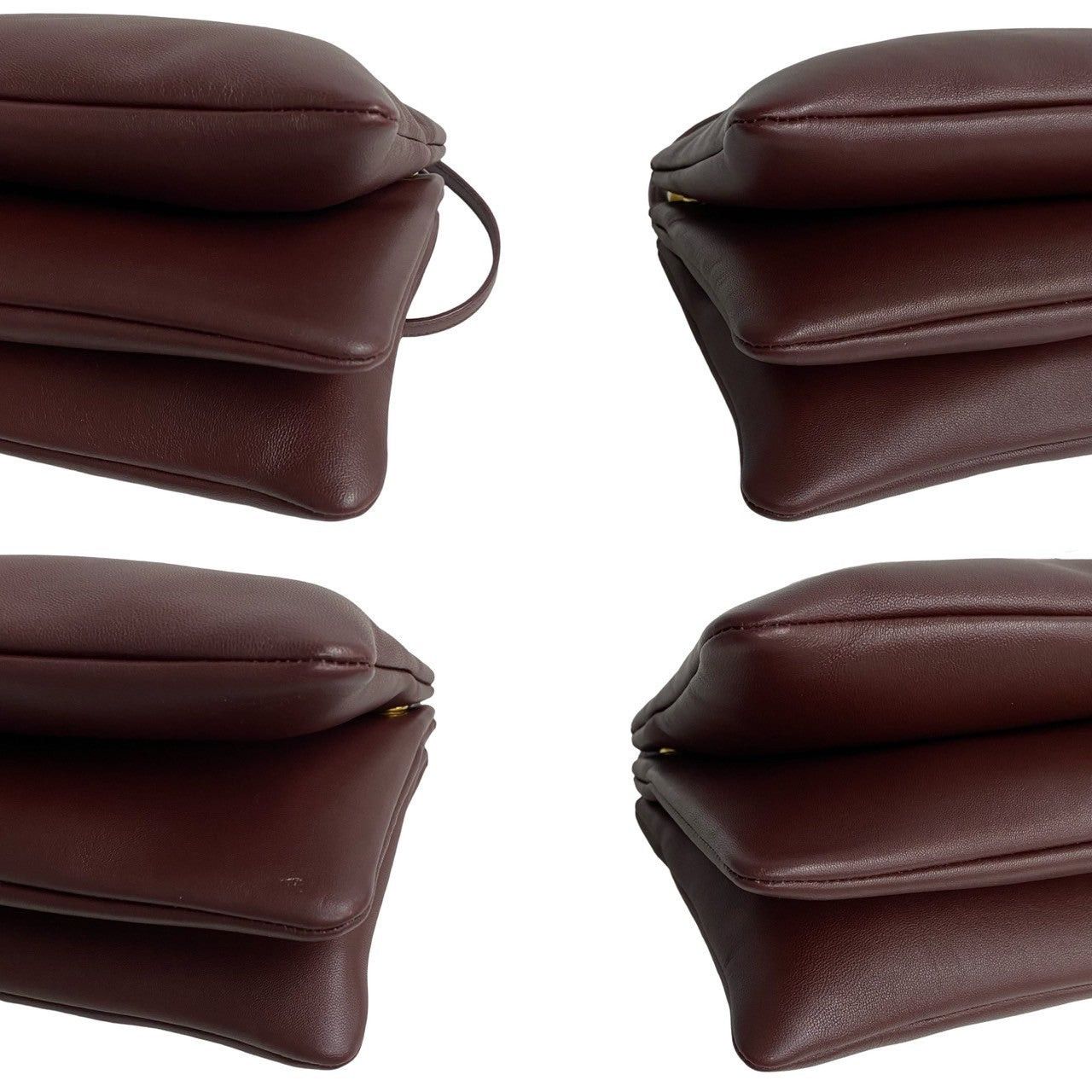 Celine Celine Shoulder Bag Wine Leather Size ONE SIZE - 7 Thumbnail