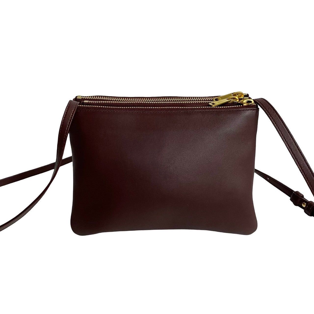 Celine Celine Shoulder Bag Wine Leather Size ONE SIZE - 4 Thumbnail