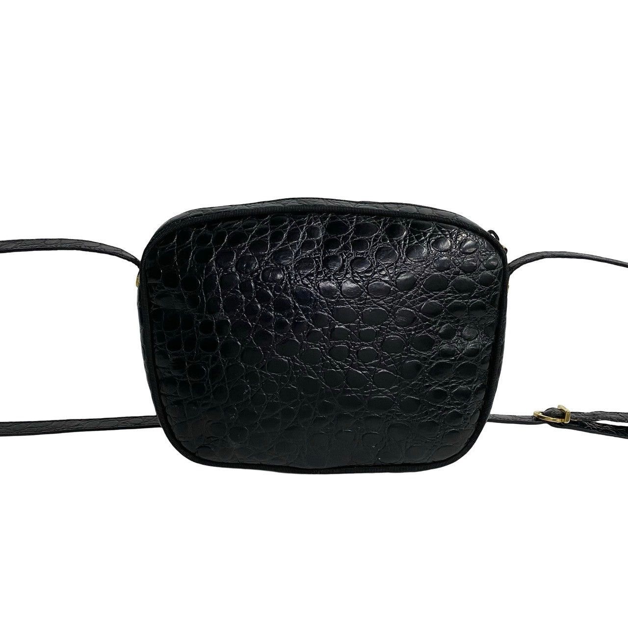 Salvatore Ferragamo Salvatore Ferragamo Shoulder Bag Black Leather Size ONE SIZE - 4 Thumbnail