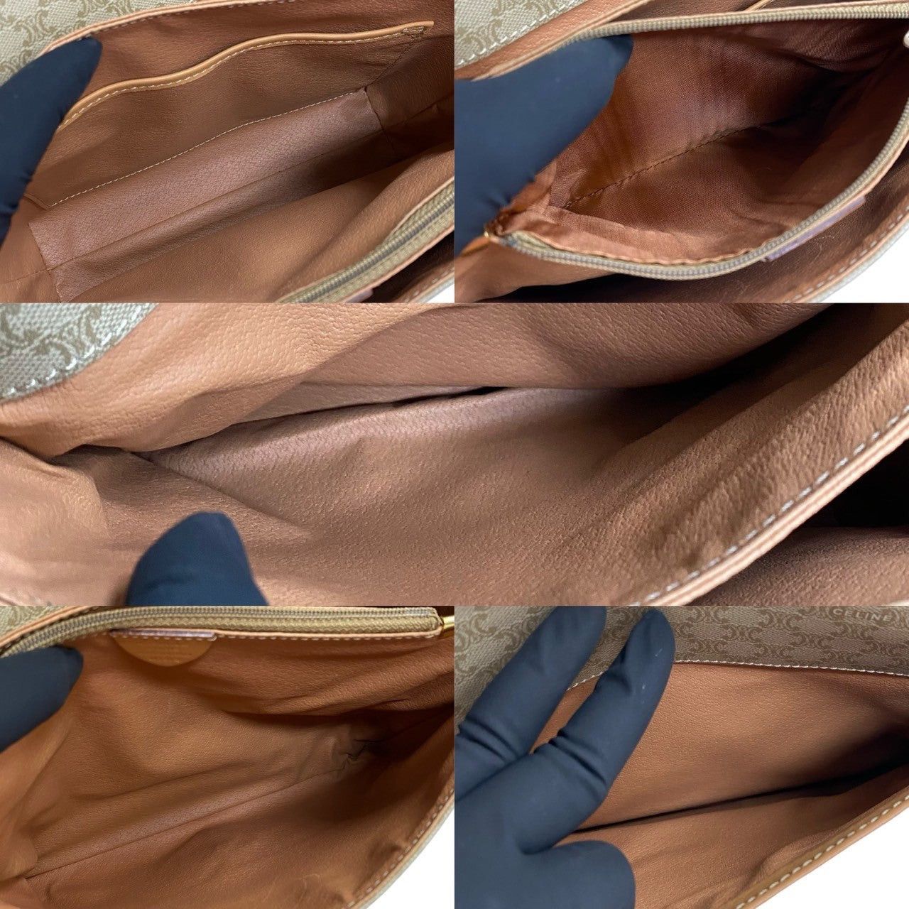Celine Celine Shoulder Bag Neutrals Leather Size ONE SIZE - 8 Thumbnail