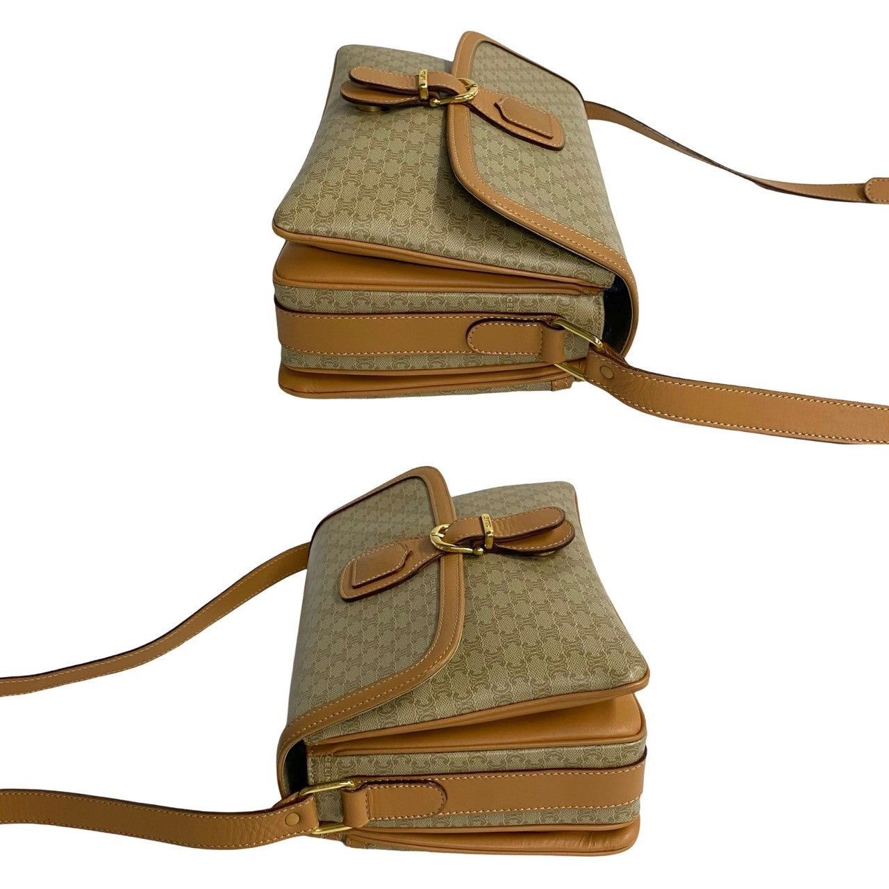 Celine Celine Shoulder Bag Neutrals Leather Size ONE SIZE - 5 Thumbnail