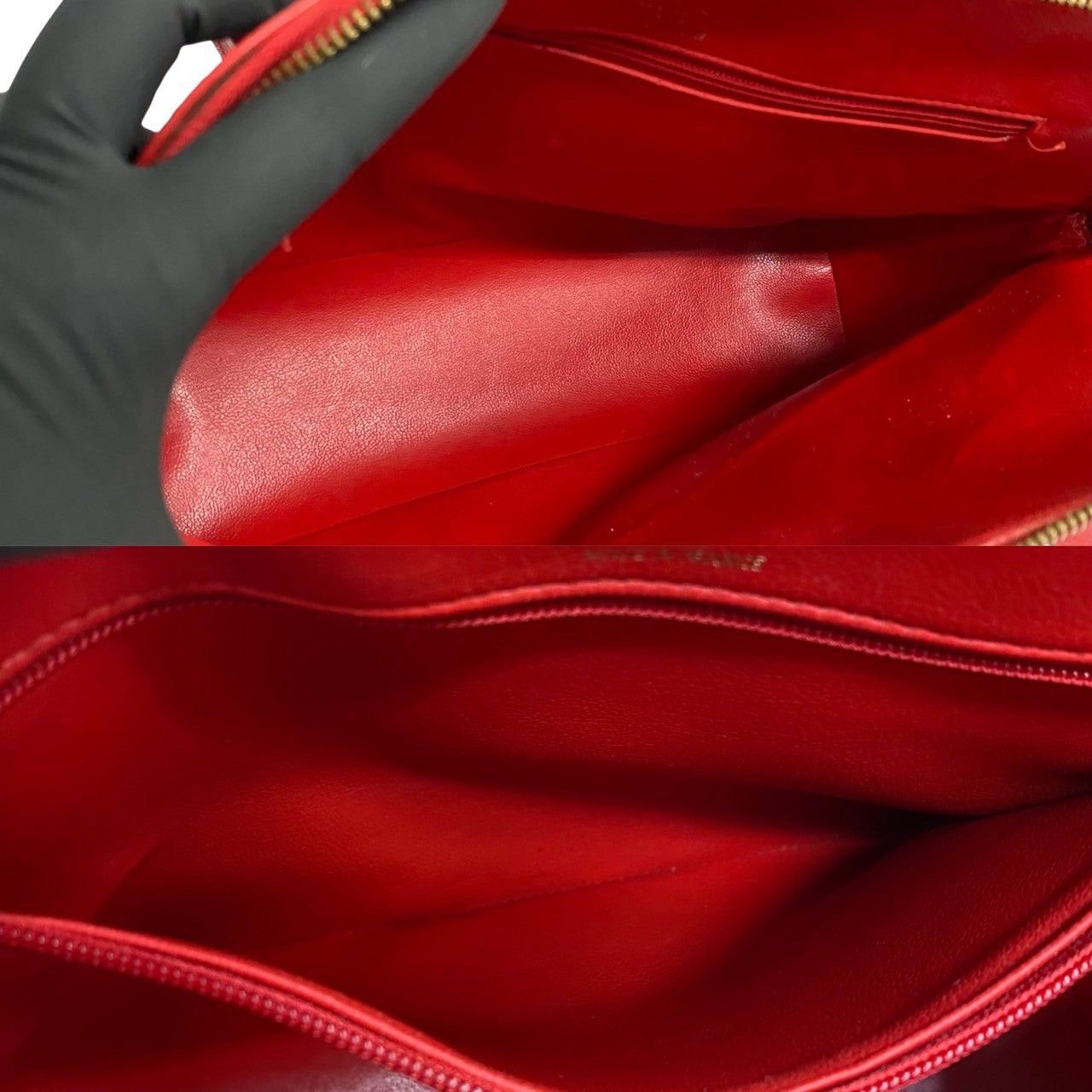Dior Dior Shoulder Bag Red Leather Size ONE SIZE - 8 Thumbnail